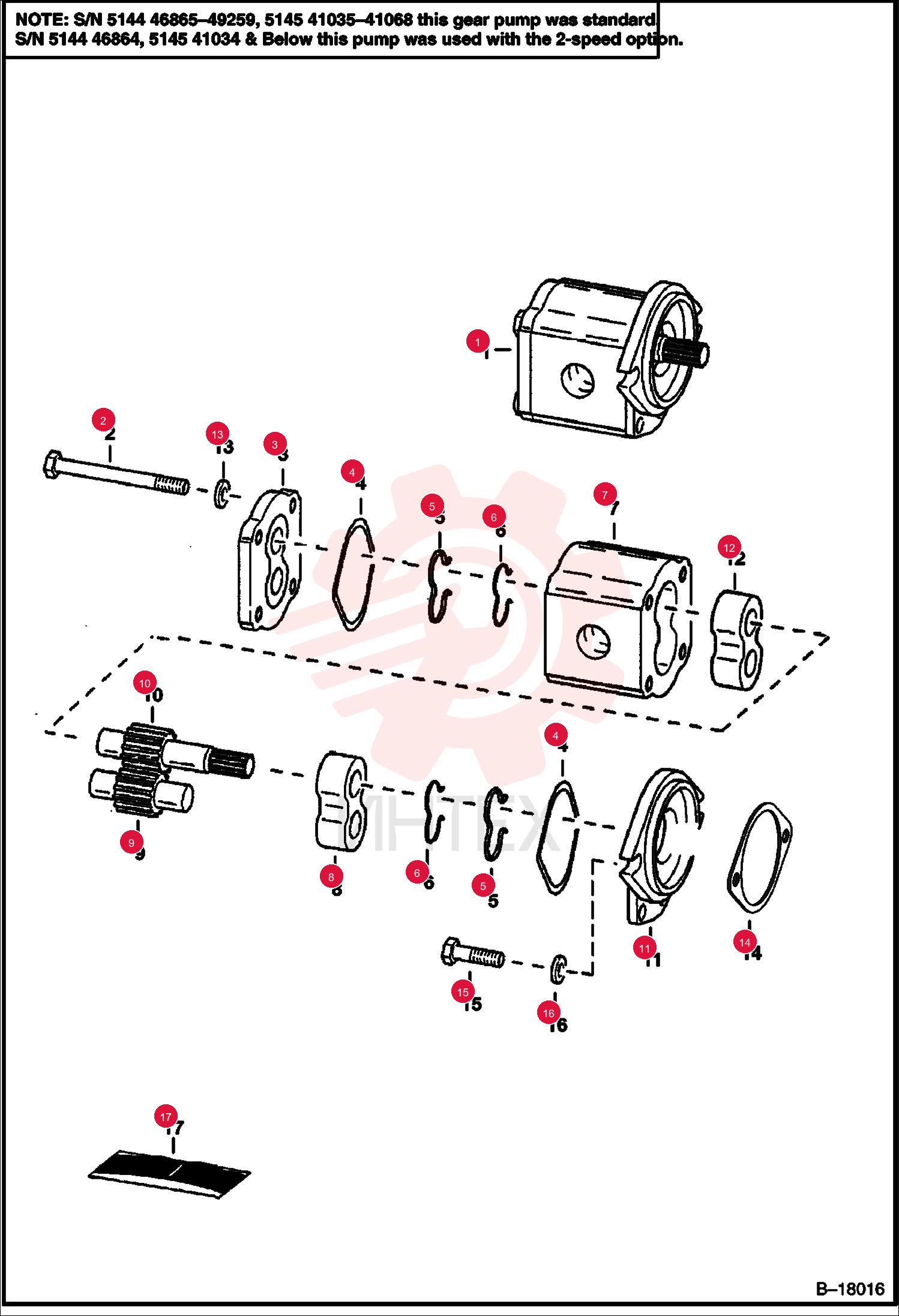 PUMP, GEAR 6673911