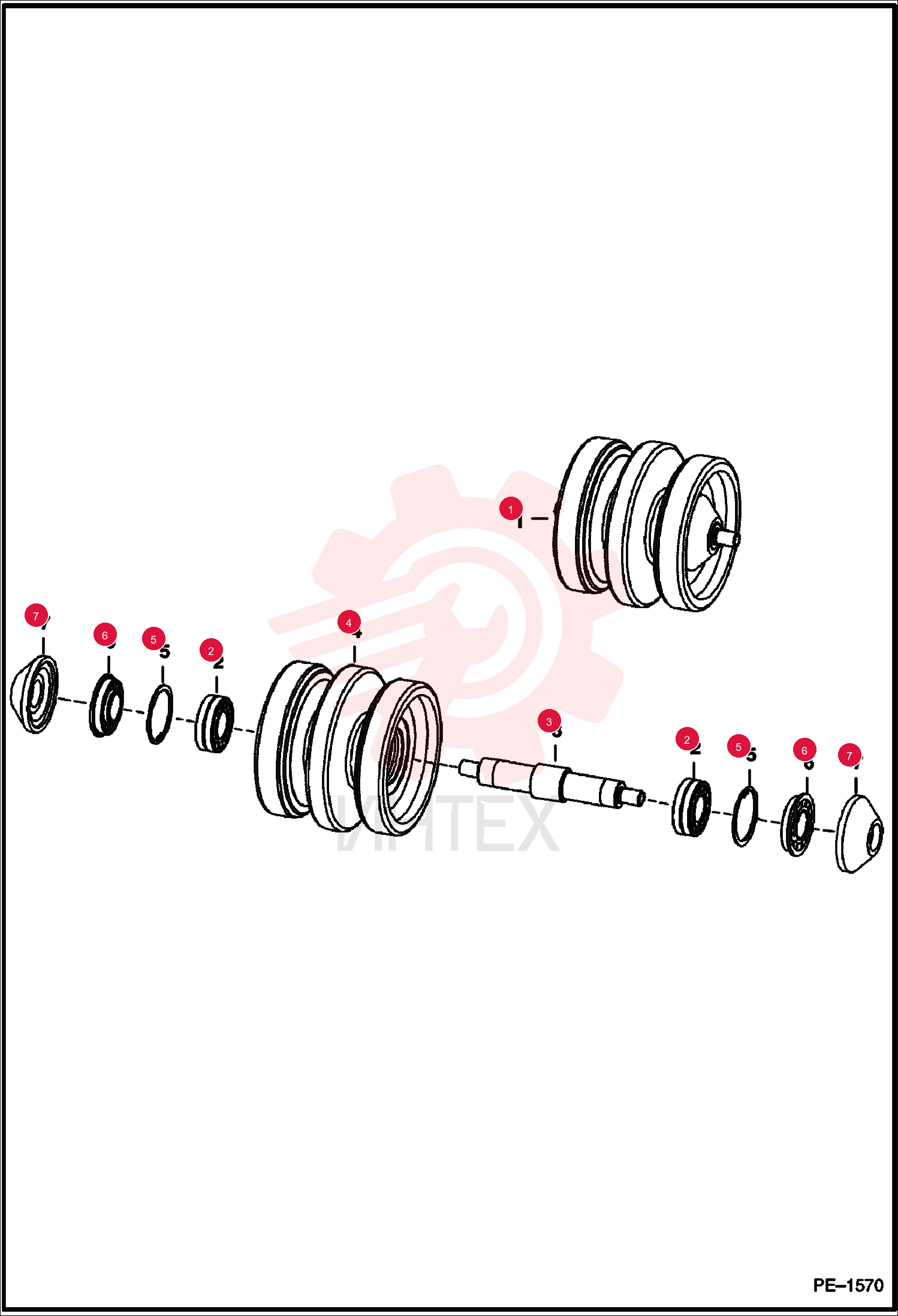 BEARING, ROLLER TRACK 6679883 (1)