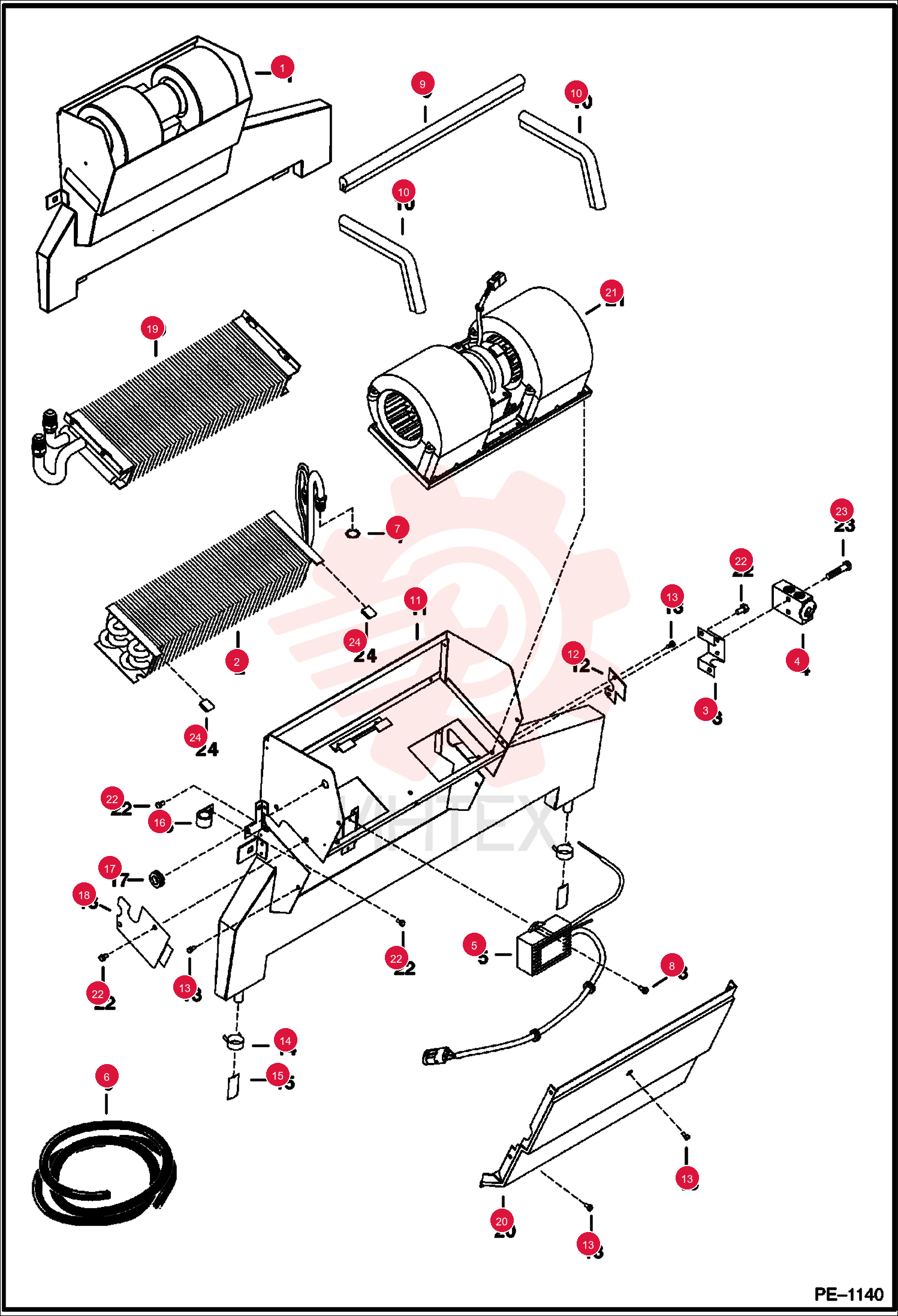 COIL, EVAPORATOR 6683003