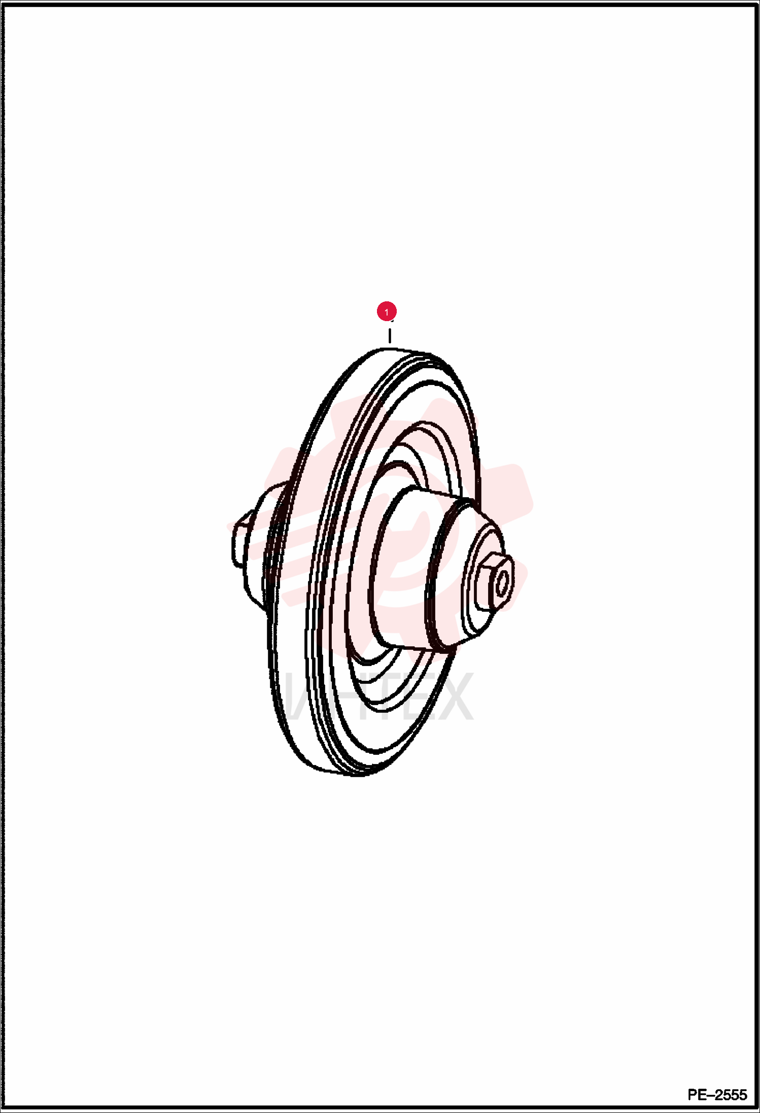 IDLER, REAR 2 6693238 (2)
