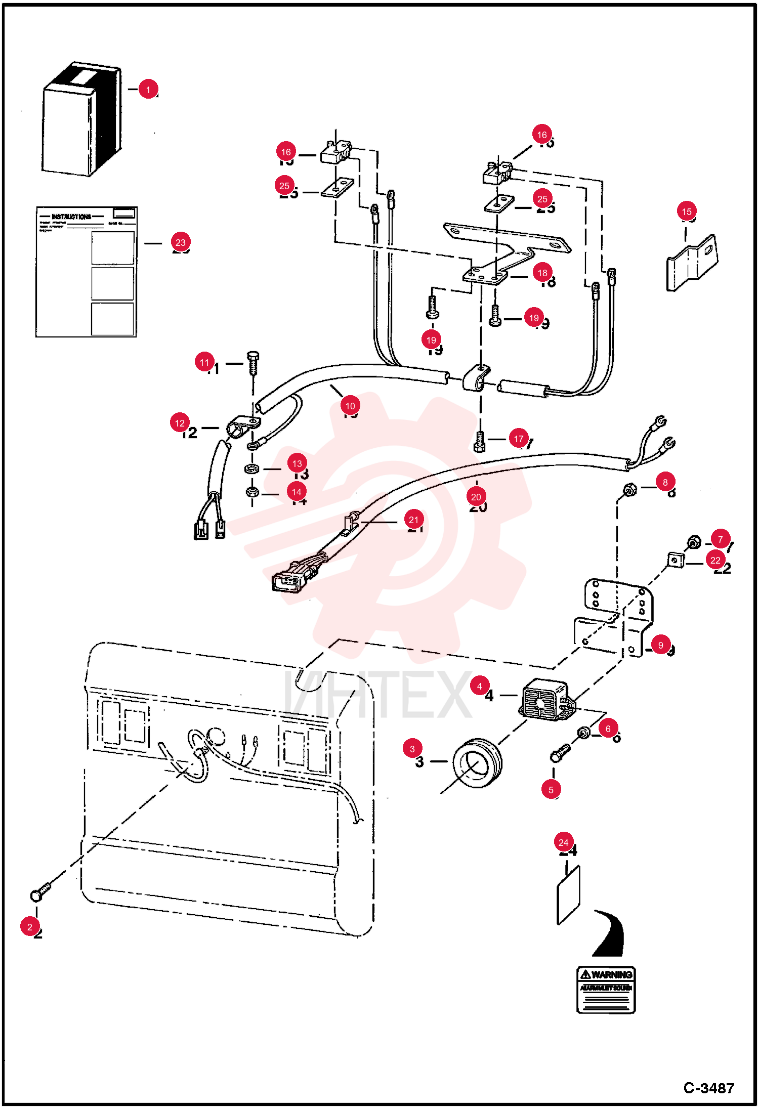 KIT, ALARM BACK-UP 6714980