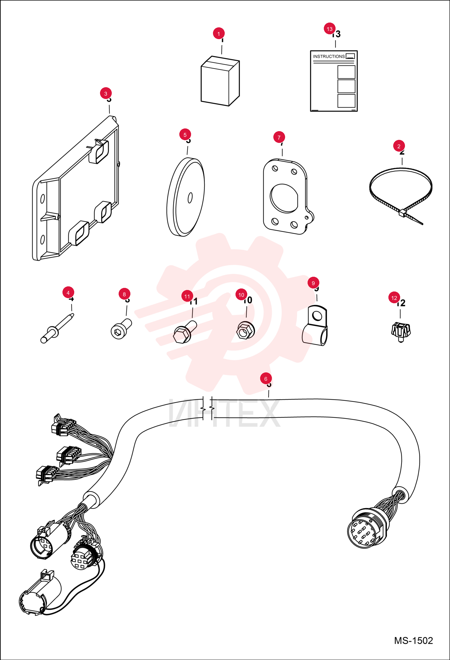 KIT, ATTACHMENT 14-PIN