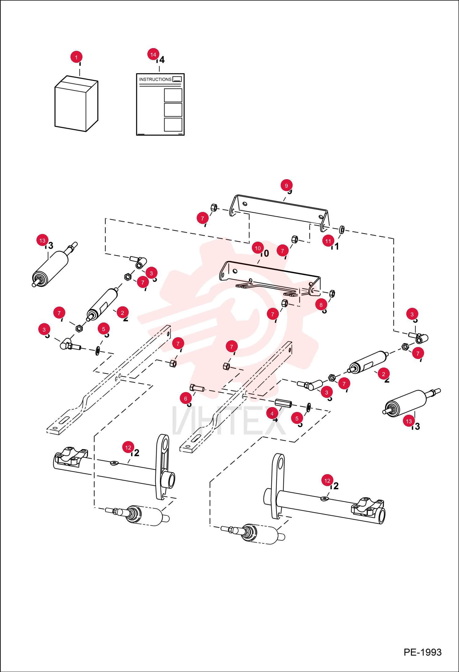KIT, DAMPER STEERING 6737490 (2)