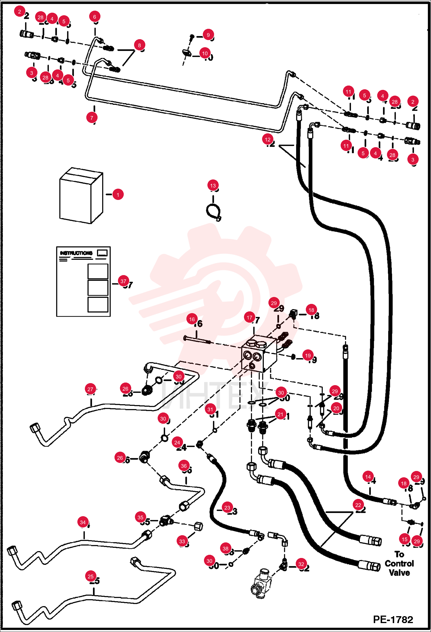 KIT, REAR AUX 6719601 (2)