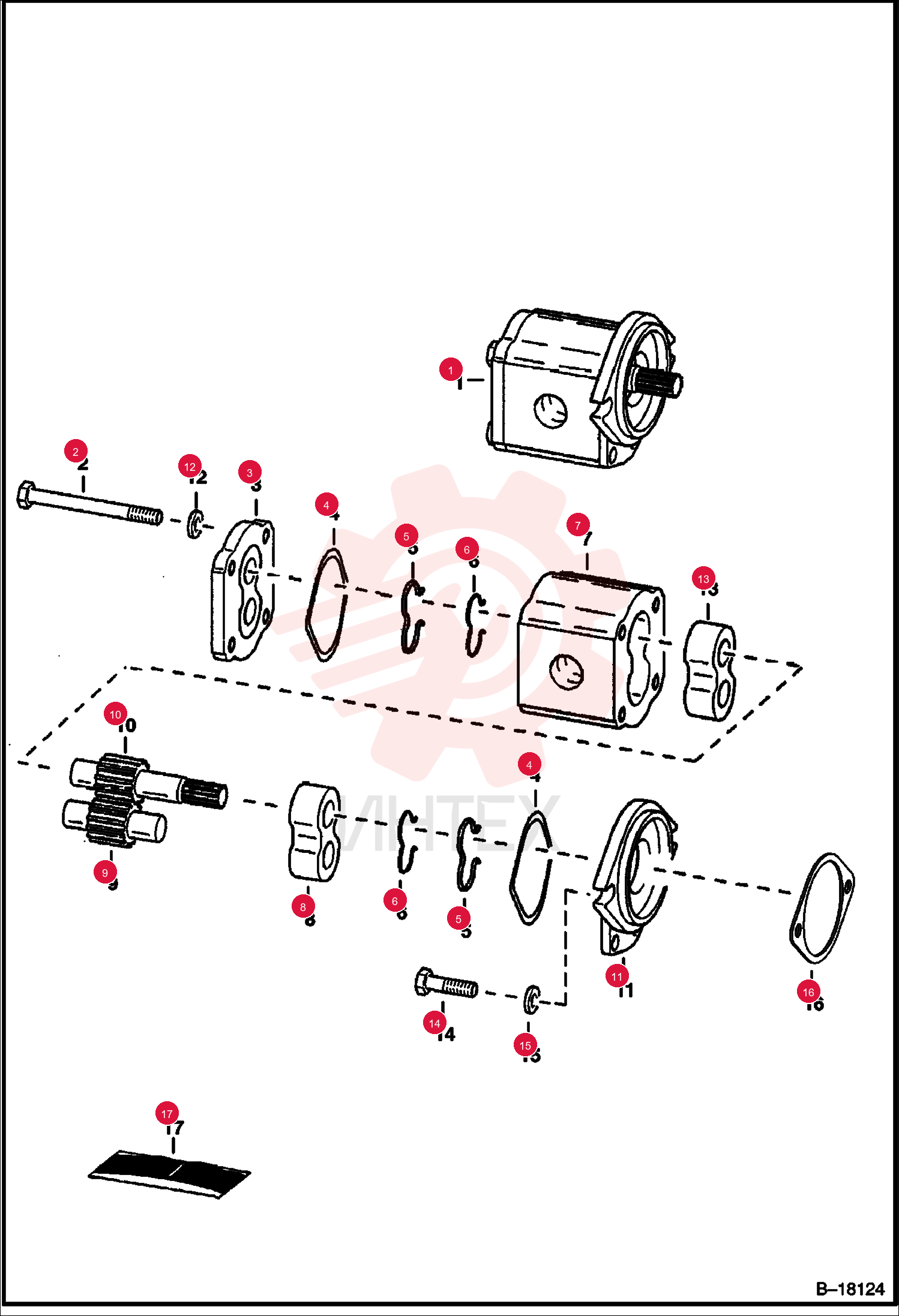 PUMP, GEAR 6673911 (2)