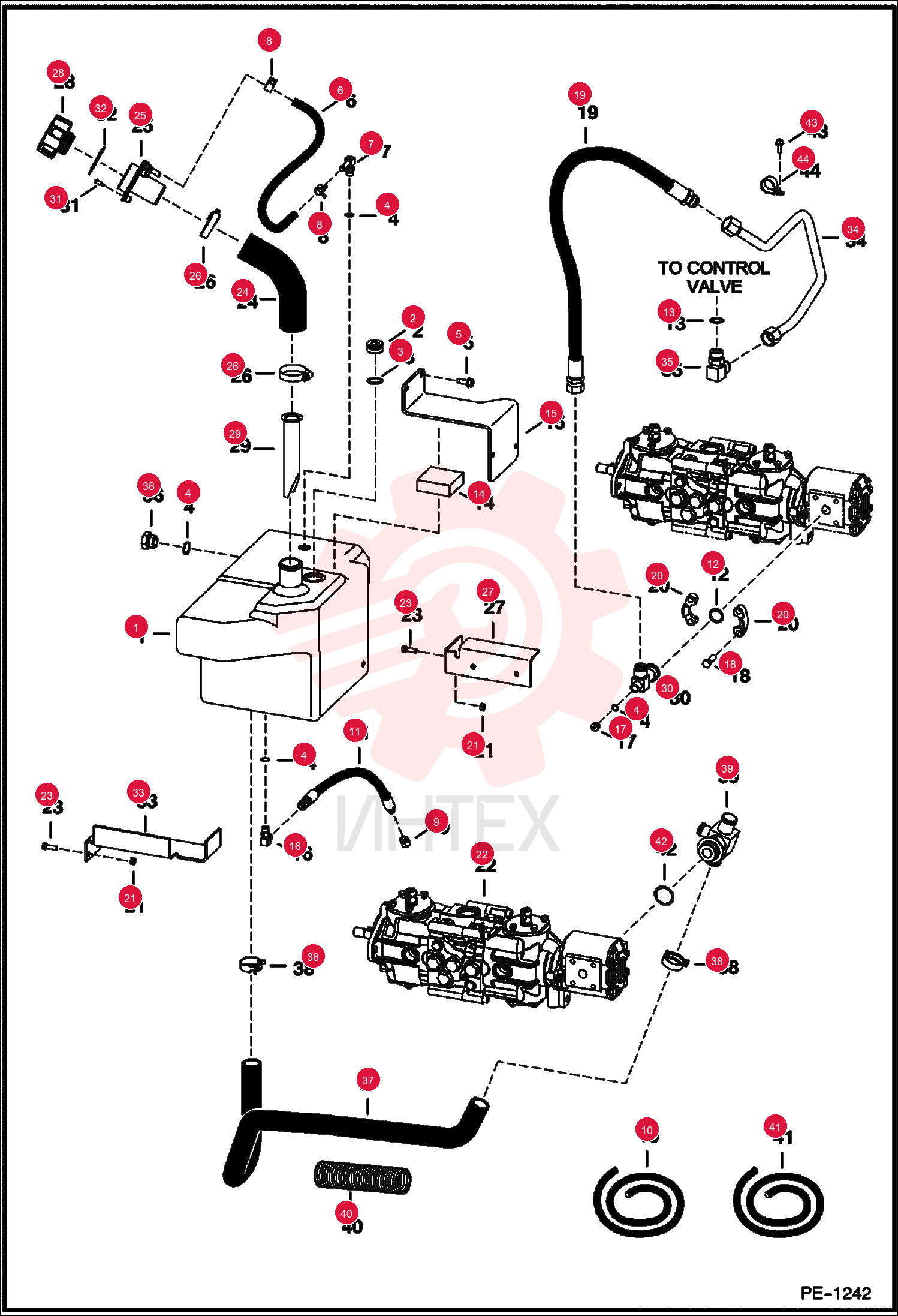 TANK, HYD OIL 6731209 (2)