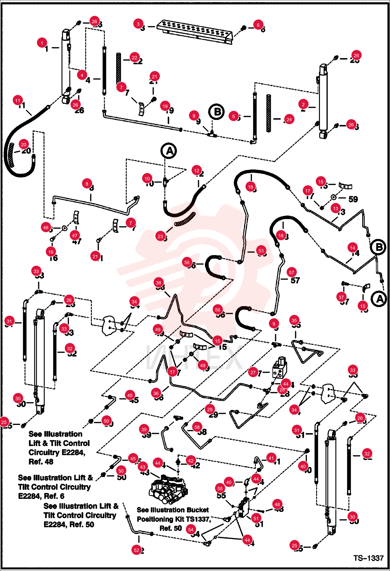 CYLINDER HYDRAULIC ASSEBMLY 6597376 (4)