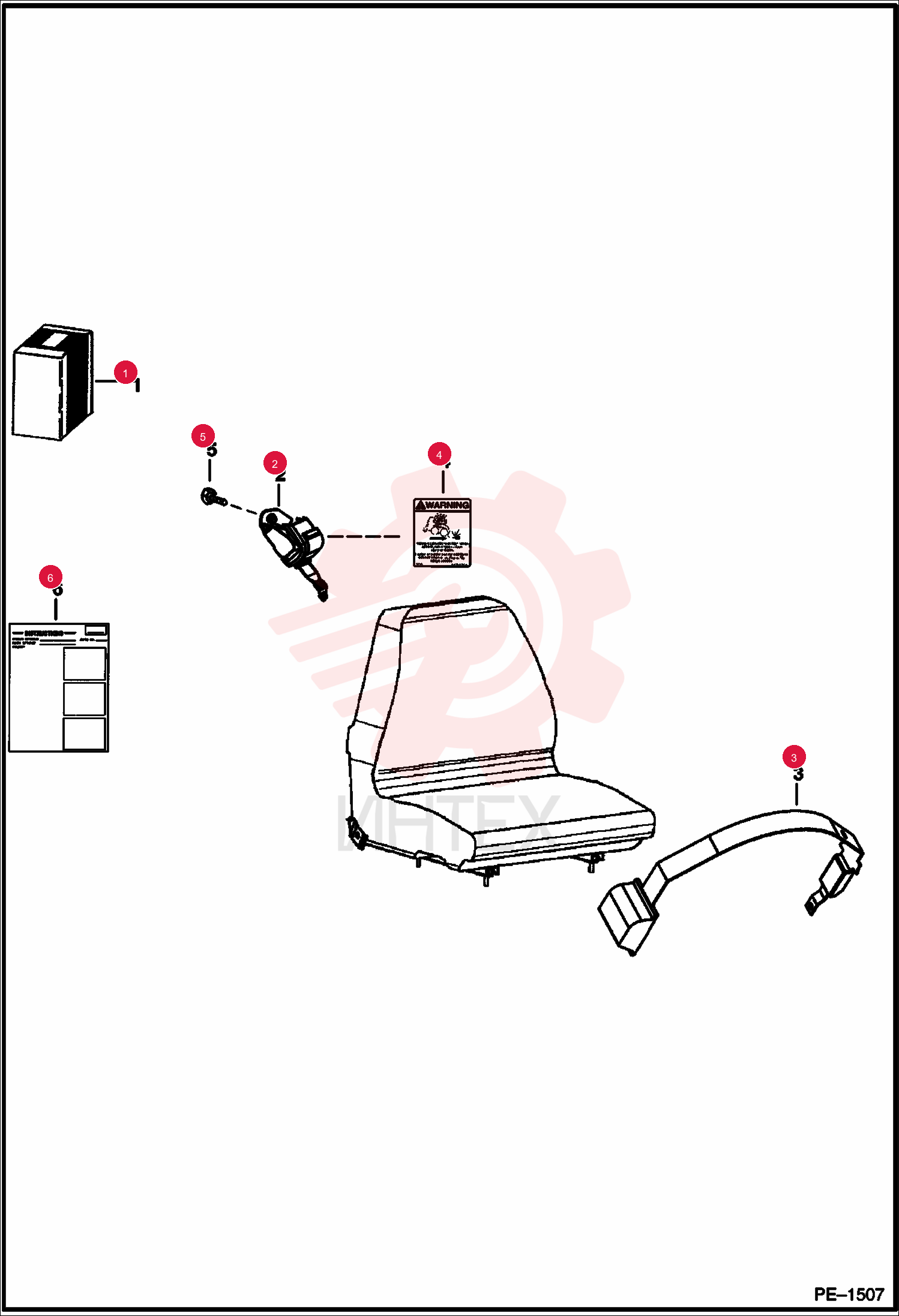 KIT, 3PT SEAT BELT