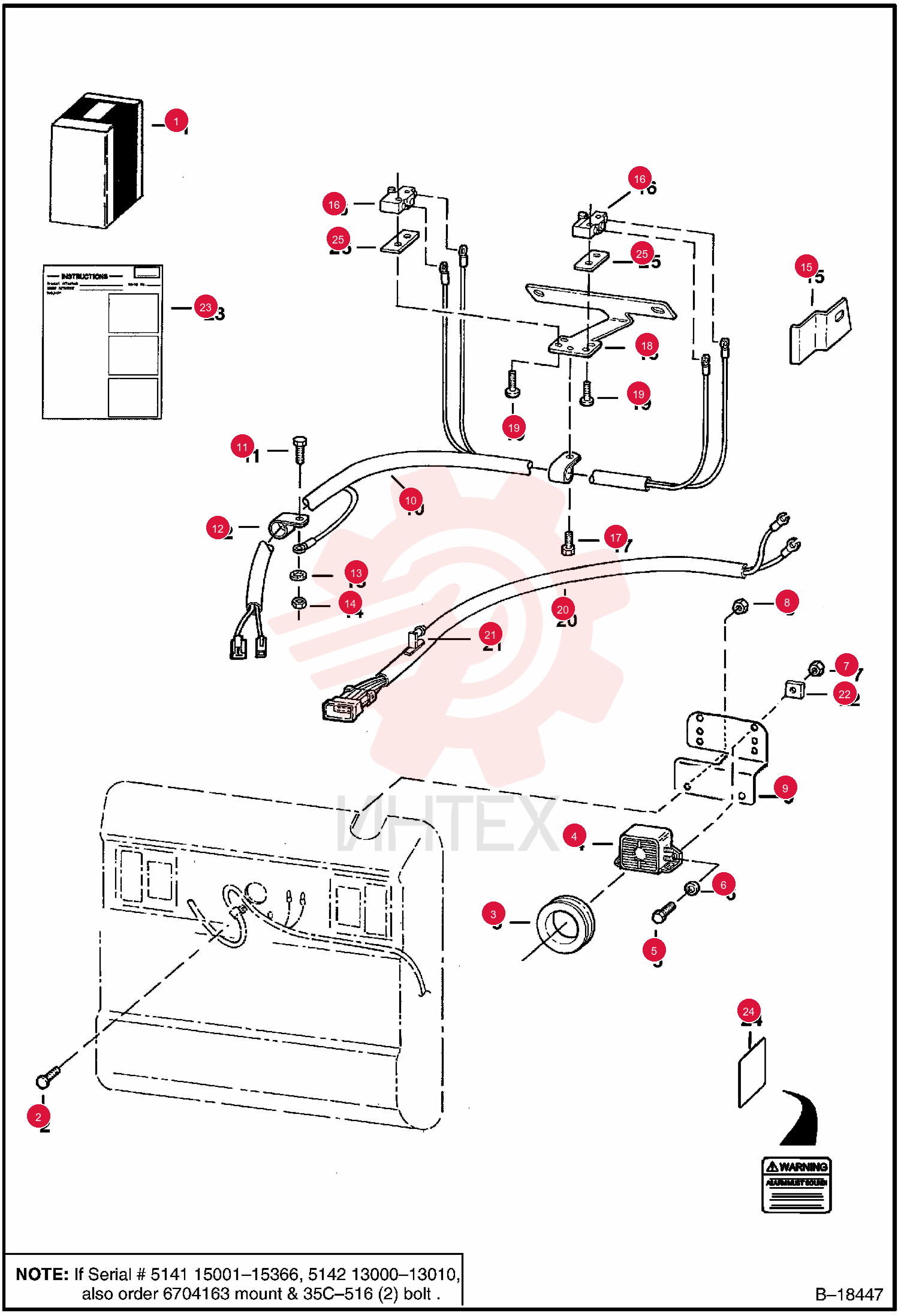 KIT, ALARM BACK-UP 6714980