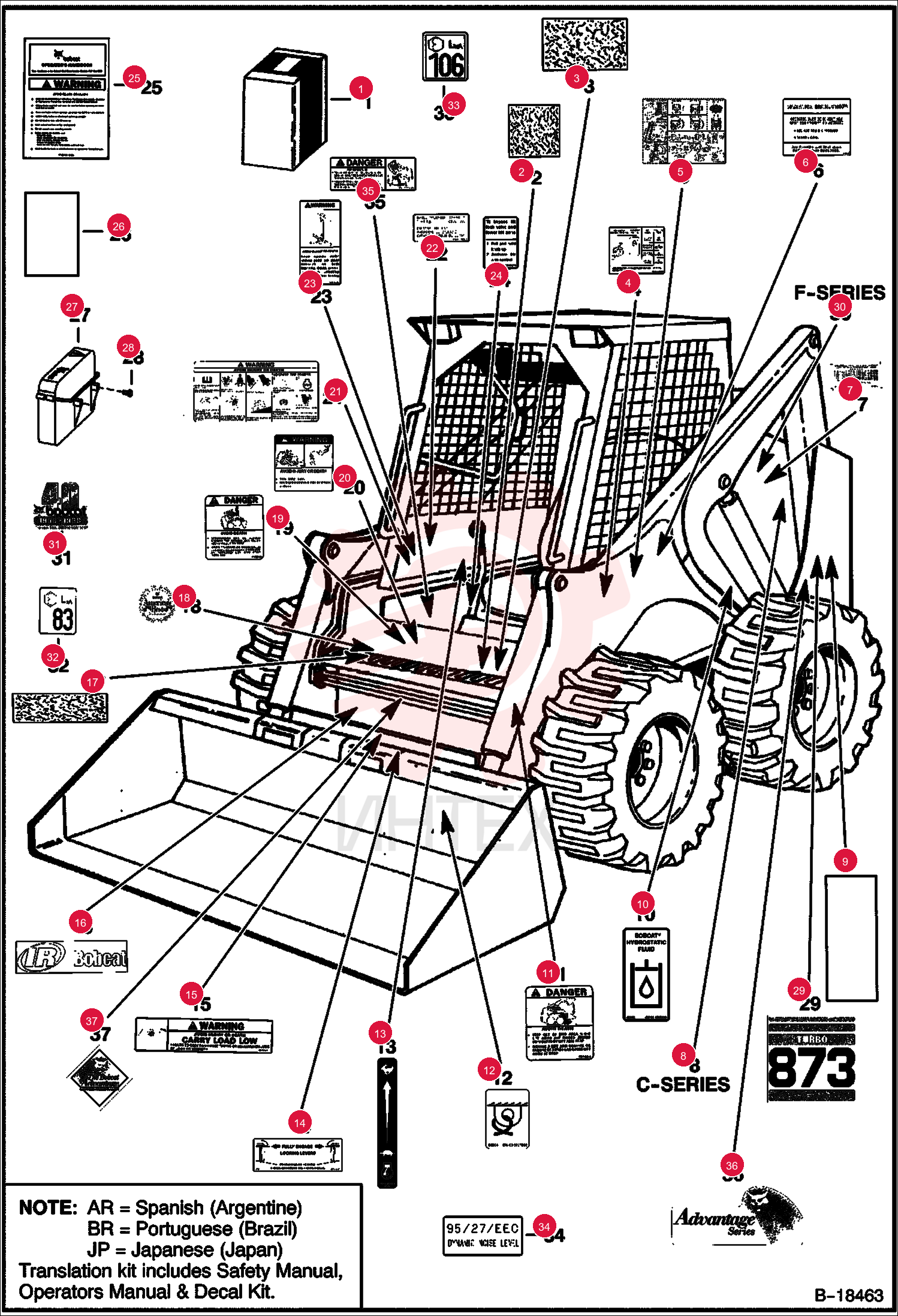 KIT, DECAL 6715612AR