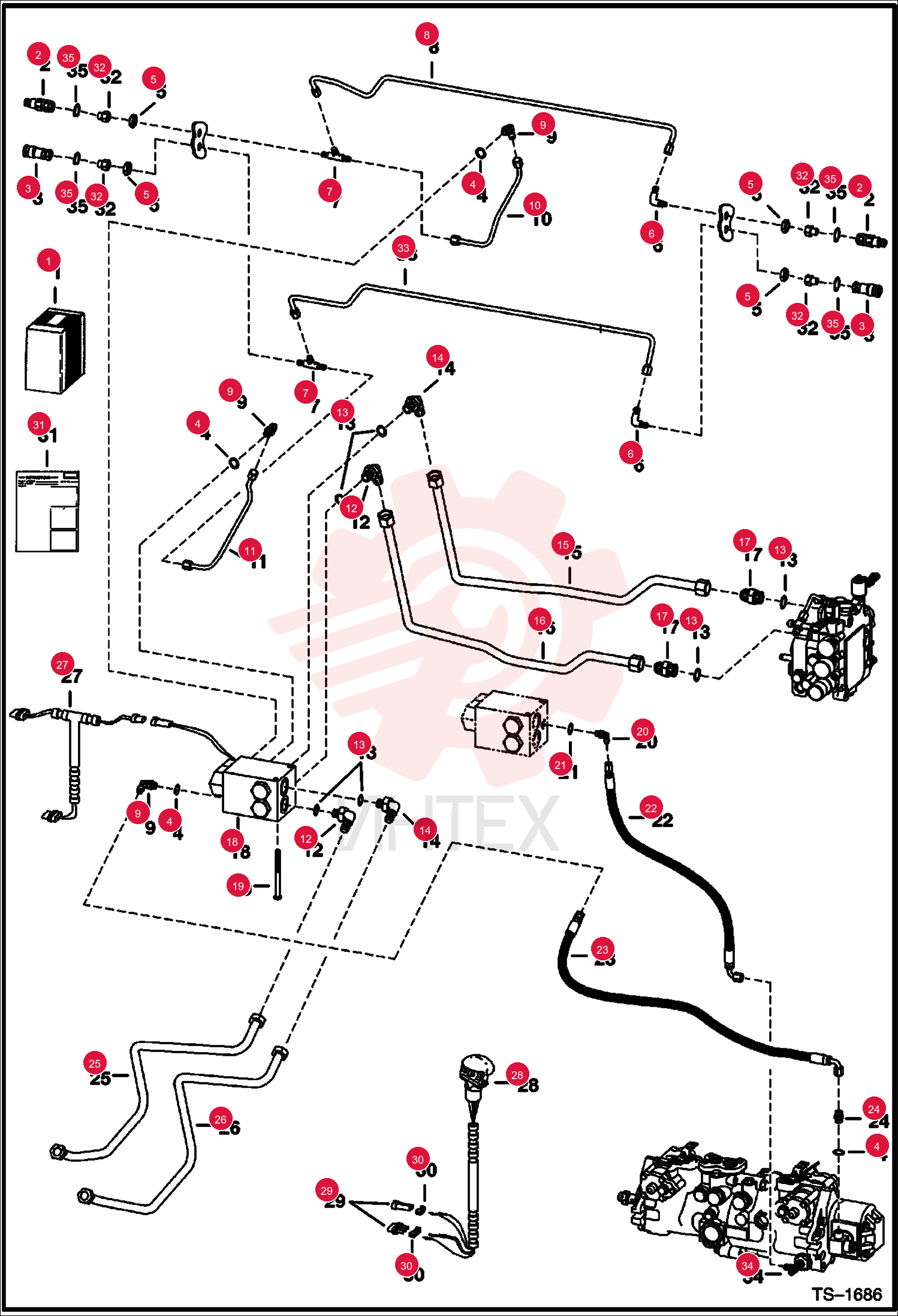 KIT, REAR AUX 6716766