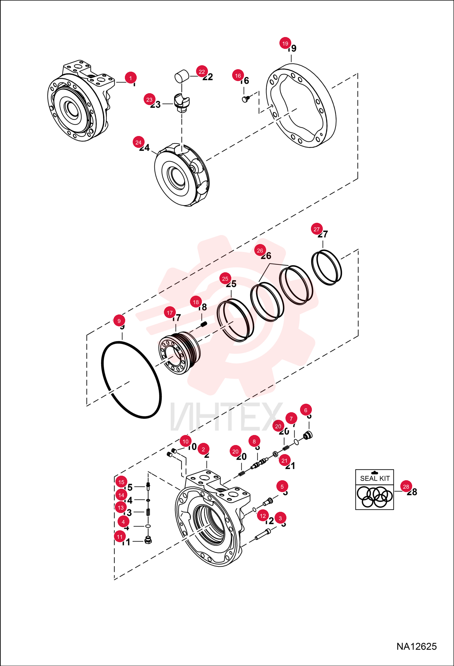 MOTOR, DRIVE HYD 7261333