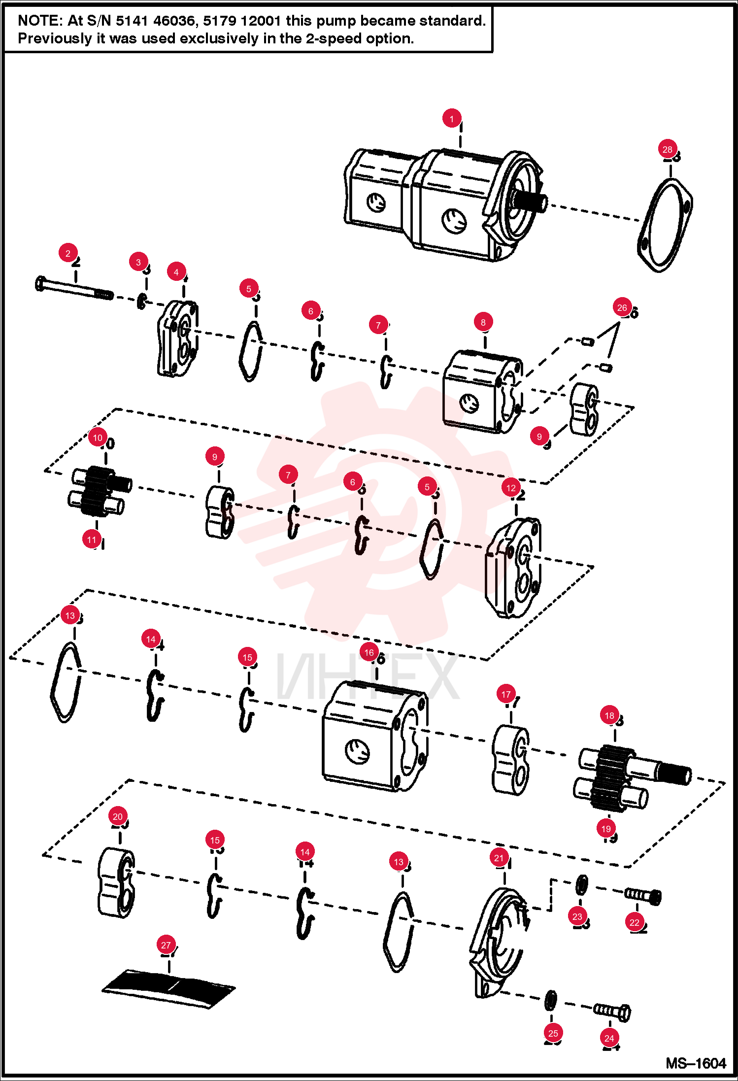 PUMP GEAR DOUBLE 6675661REM