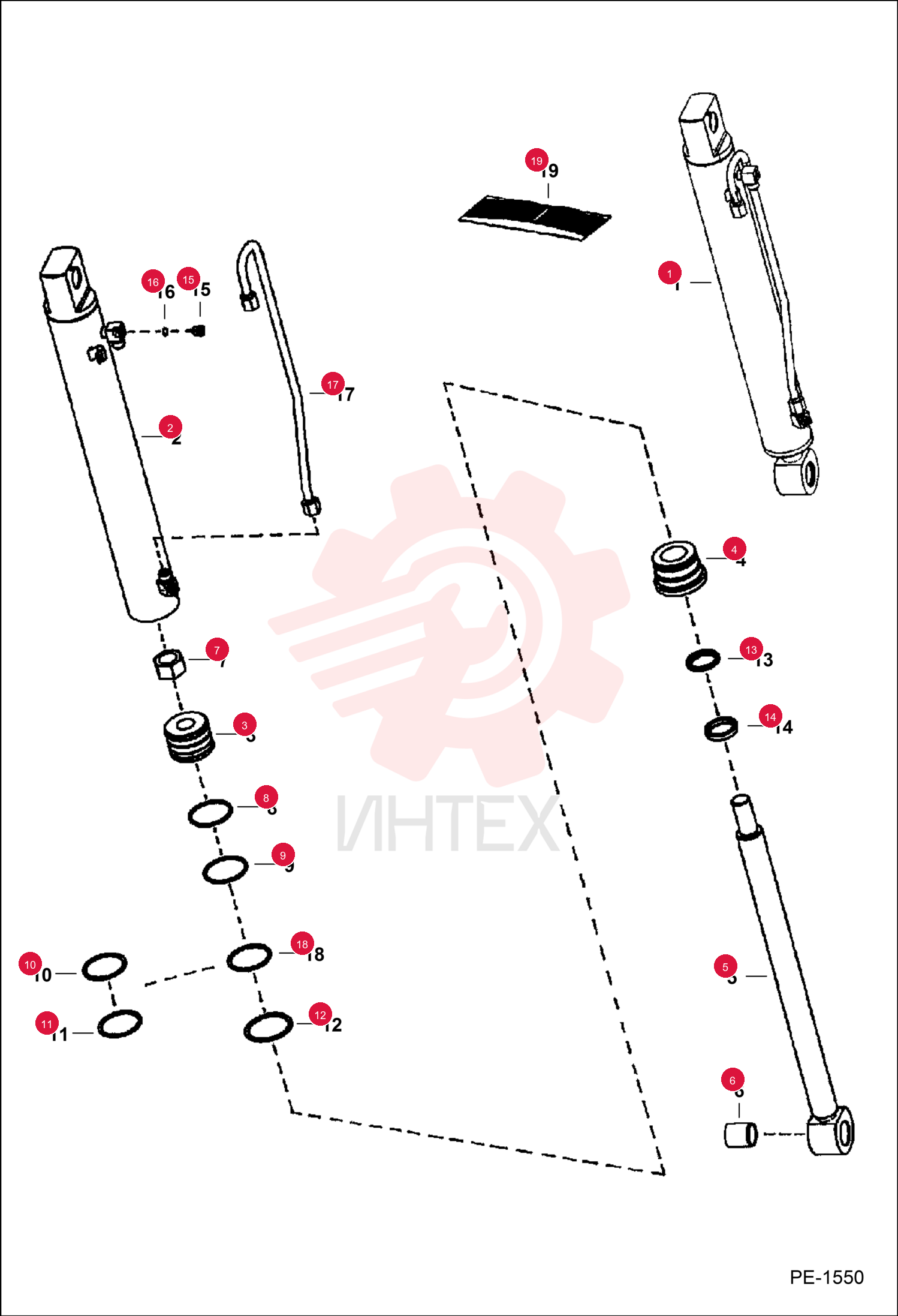 CYLINDER, TILT 6811614