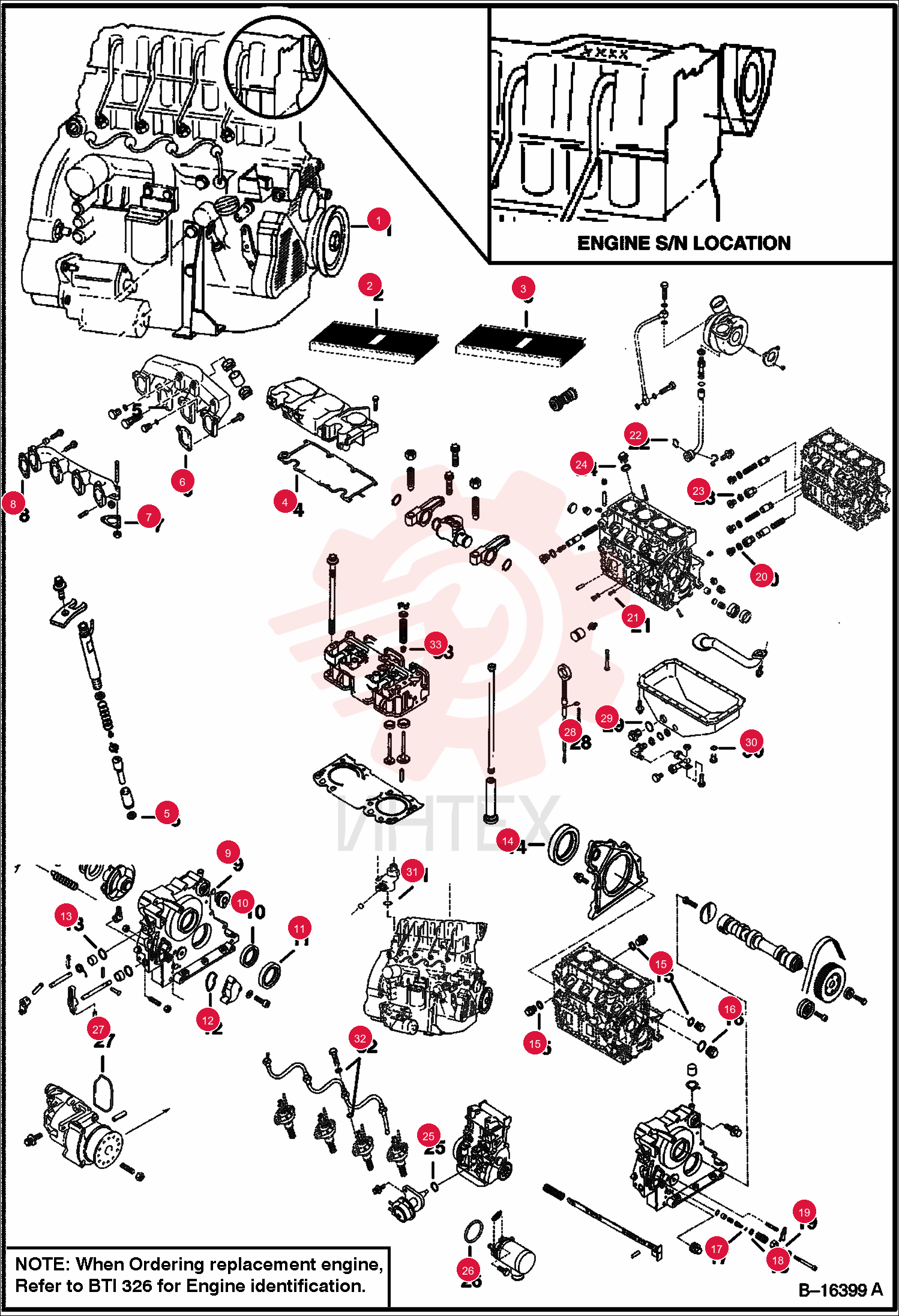 ENG, DEUTZ TIER II NEW TURBO 6686497REM