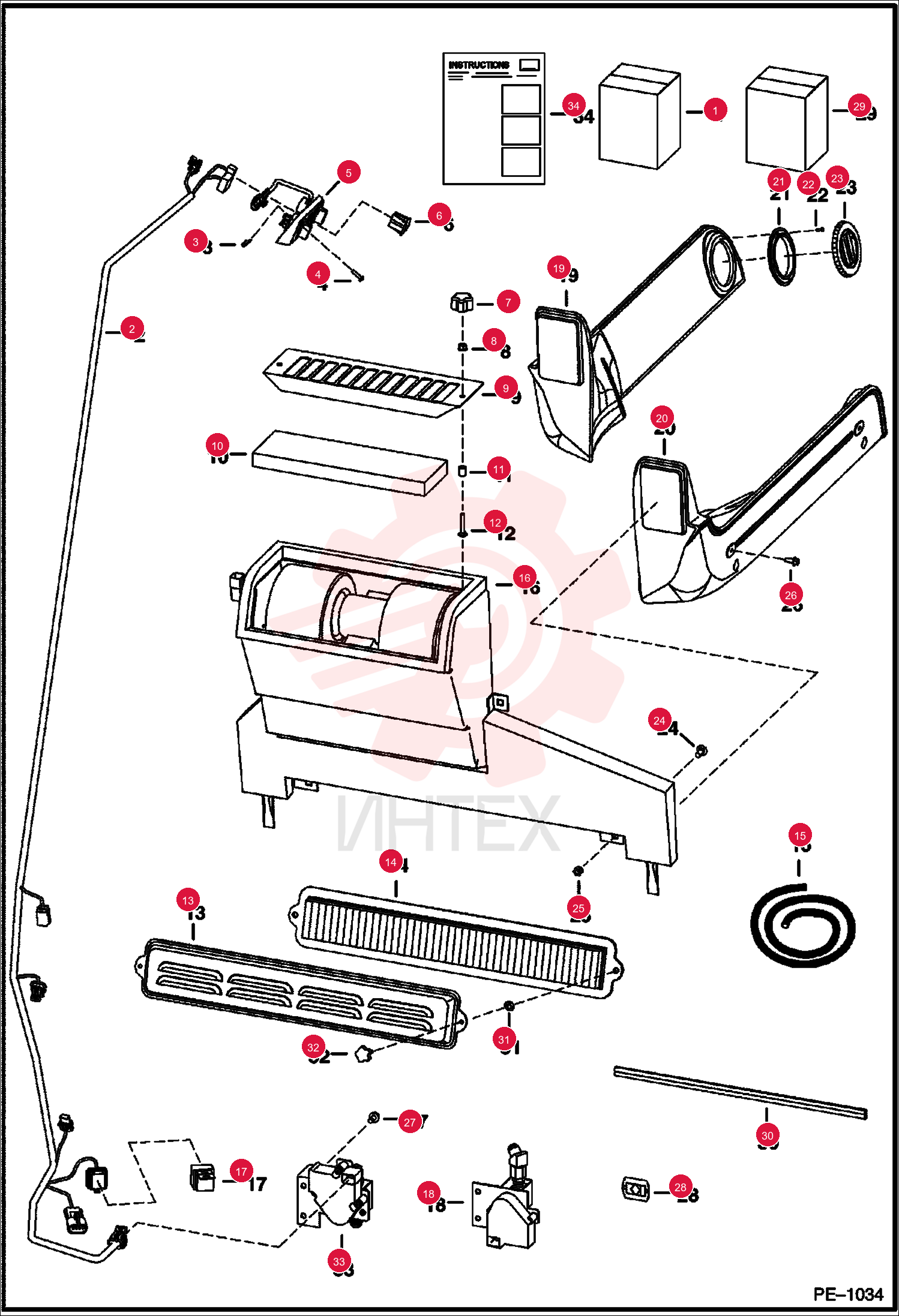 KIT, HEATER CAB 6735773