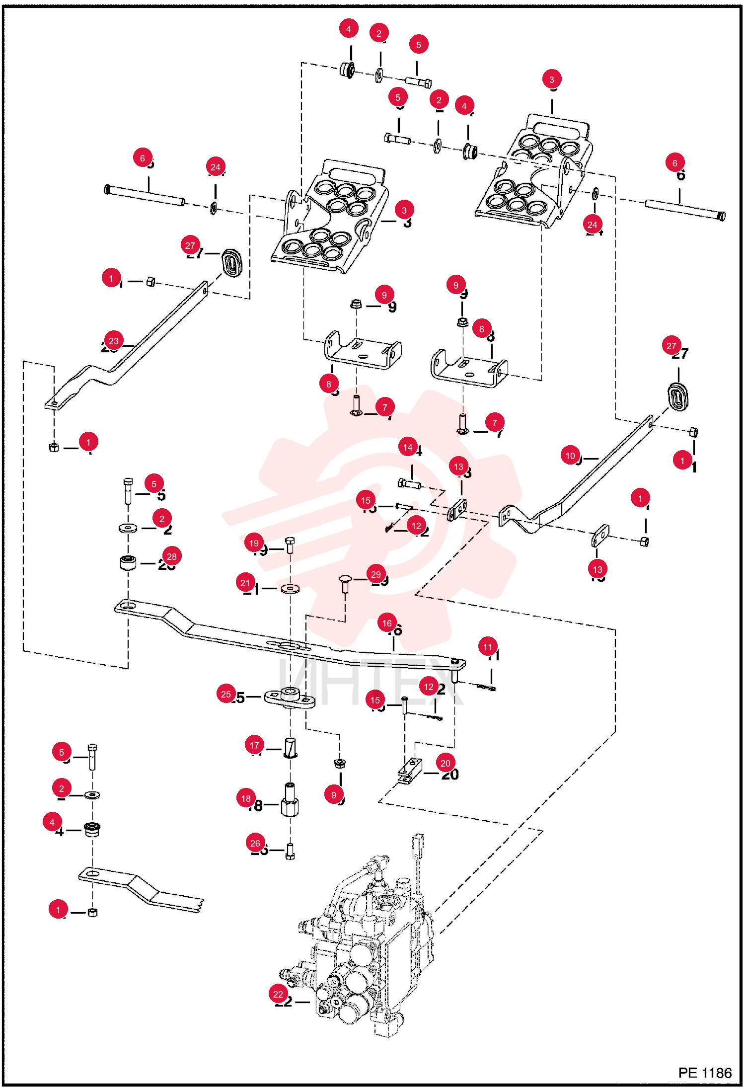 NUT HEXAGON 95D6