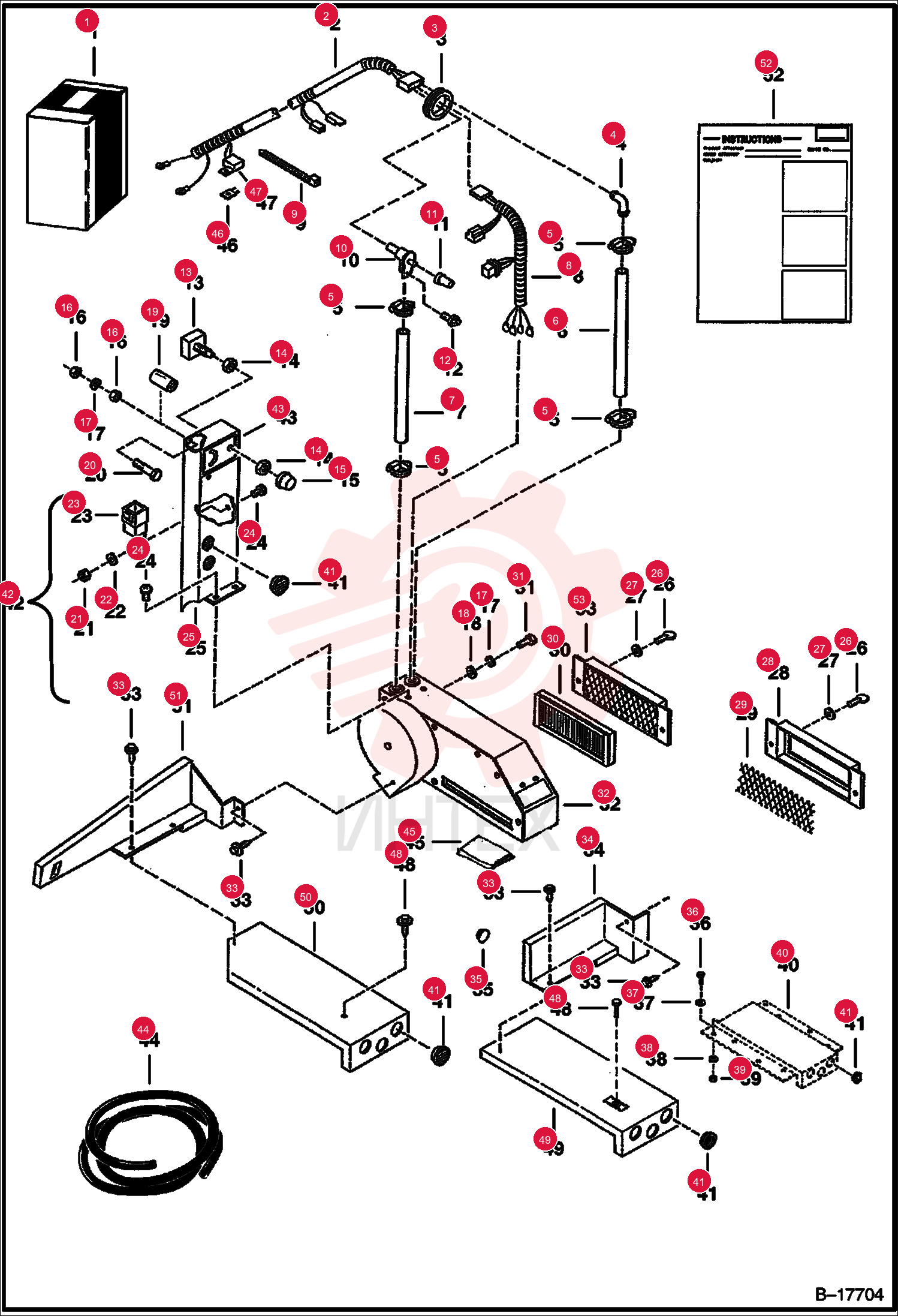 KIT, HEATER CAB FRESH AIR 6713379