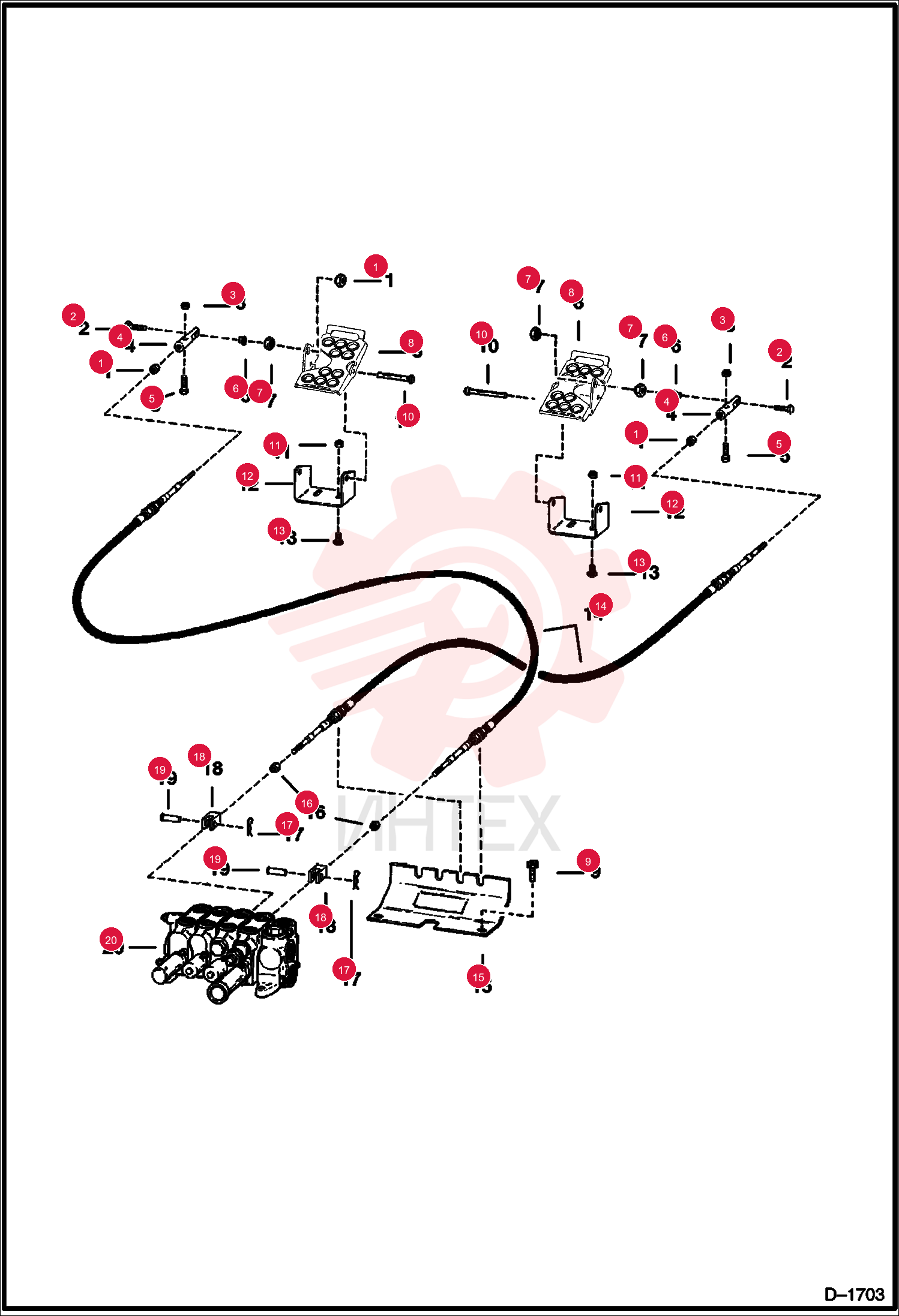 NUT PRETRQ HEX LOCK 85D5