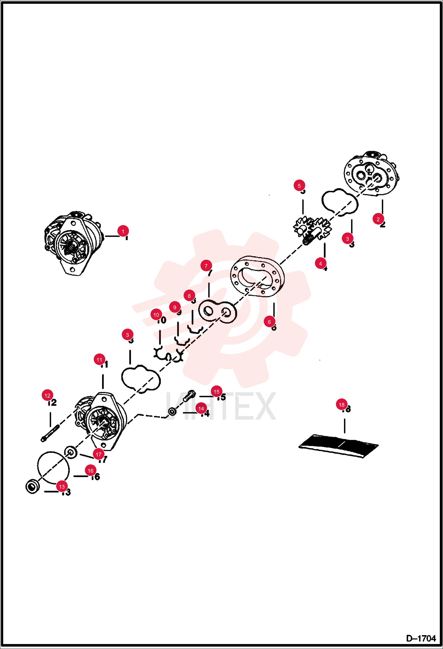 PUMP, GEAR 6698246