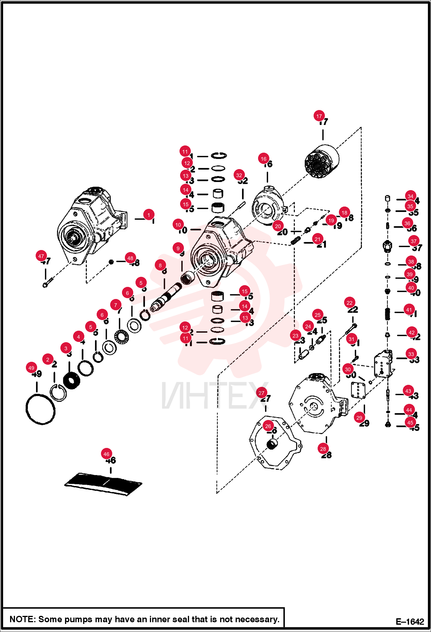 PUMP, HYD TANDEM ASSY 7001006