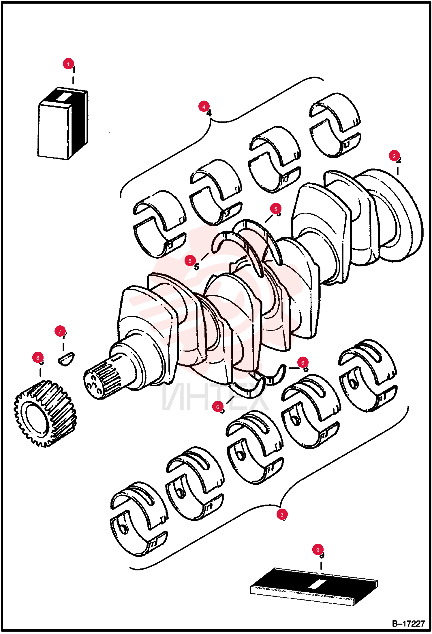 CRANKSHAFT 6651232 (2)
