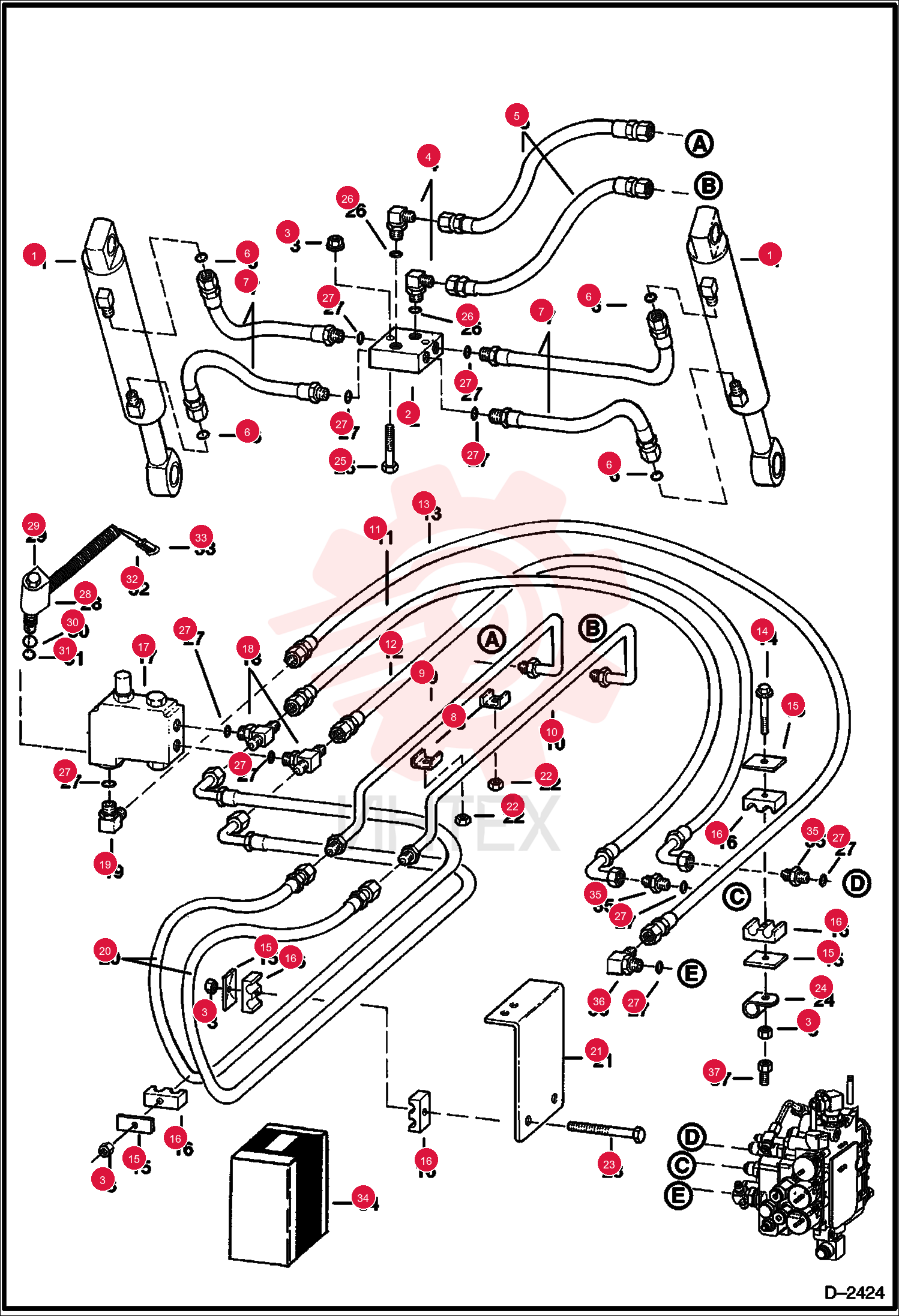 CYLINDER, TILT 6597316 (2)