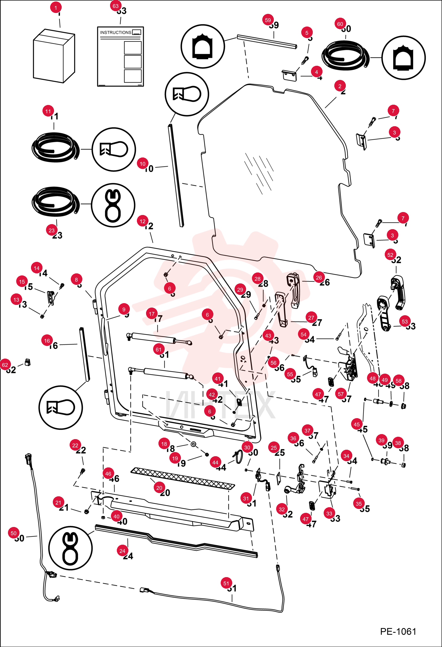 KIT, DOOR 6726420