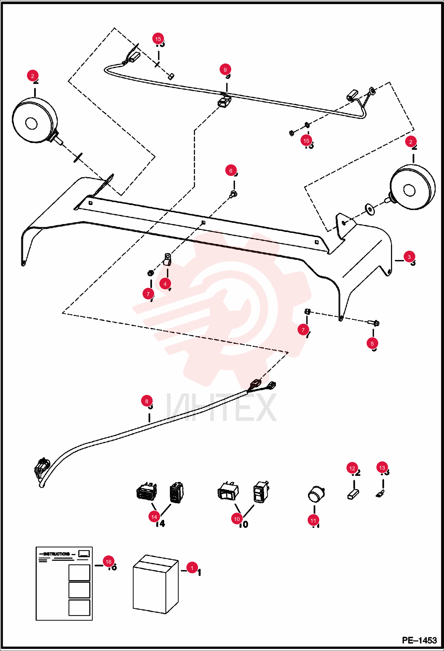 KIT, FLASHER 4-WAY