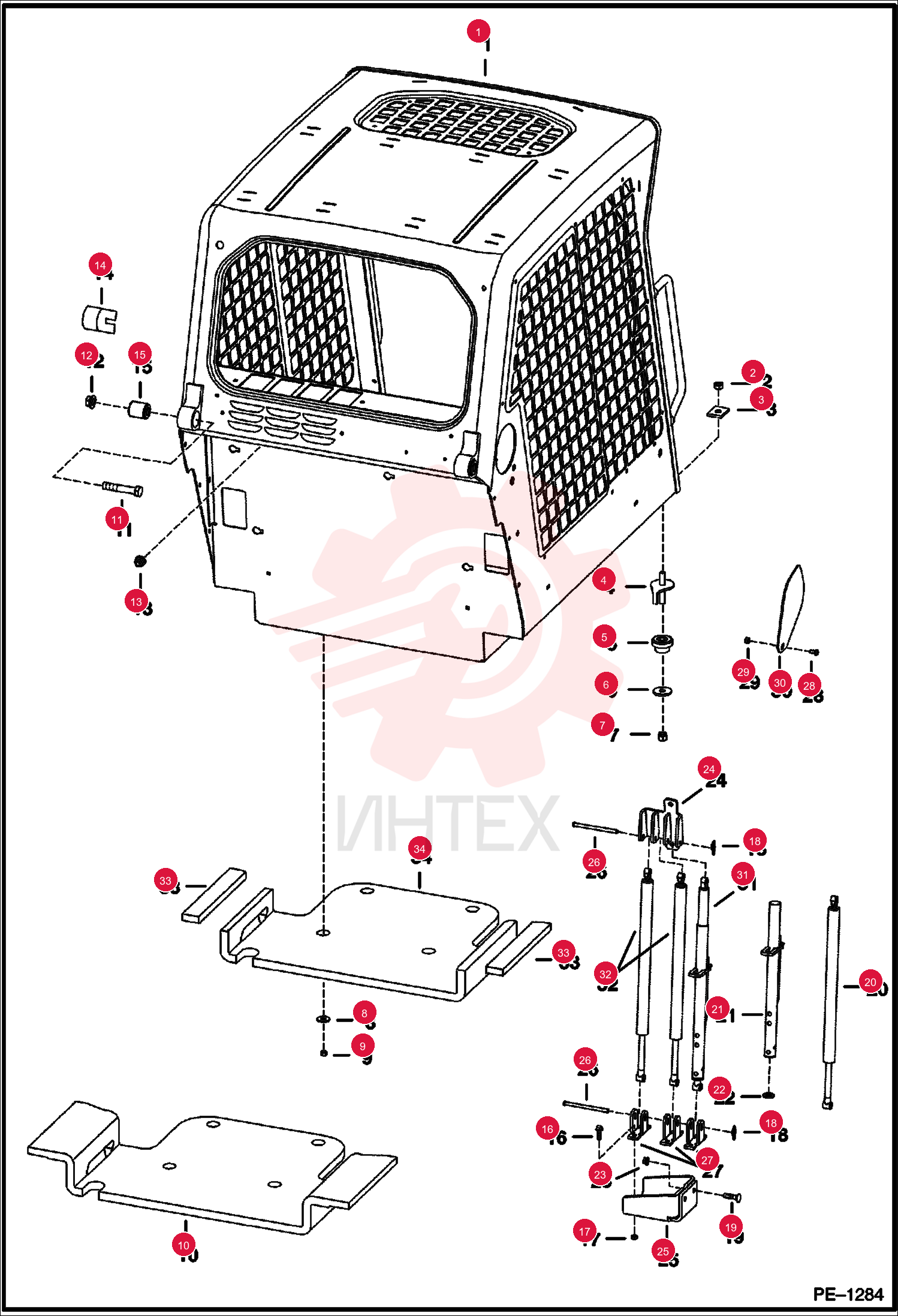 NUT LOCK HEX PT 59D8