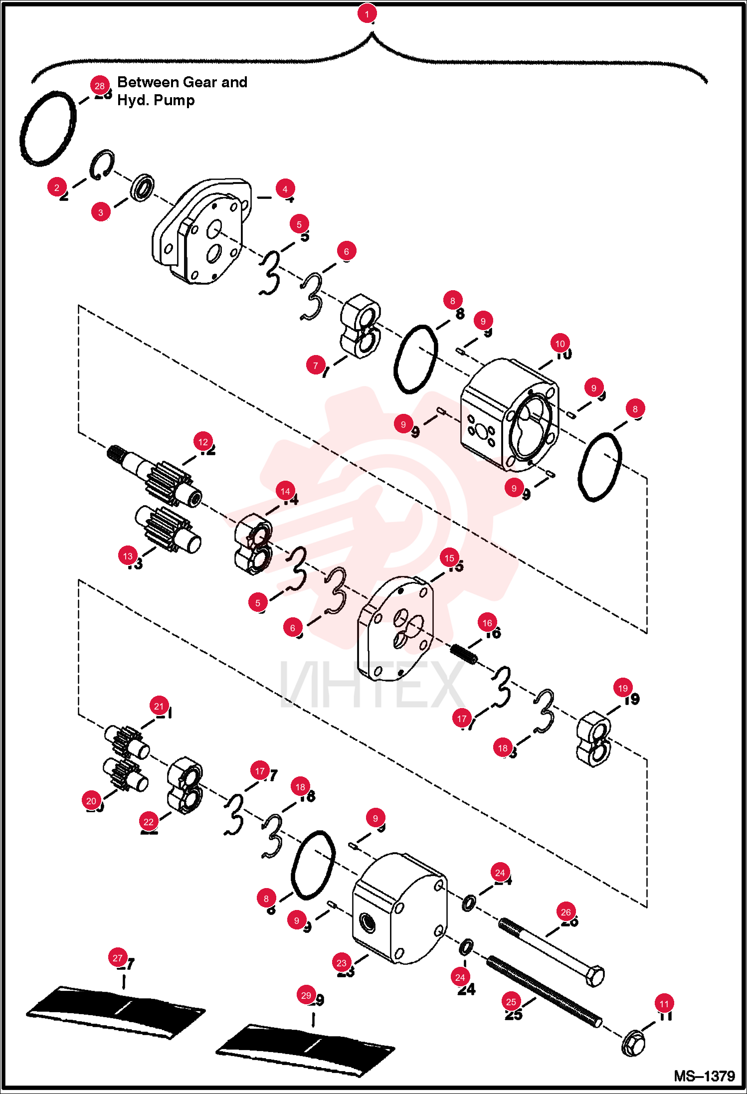 PUMP, GEAR DOUBLE 6674739