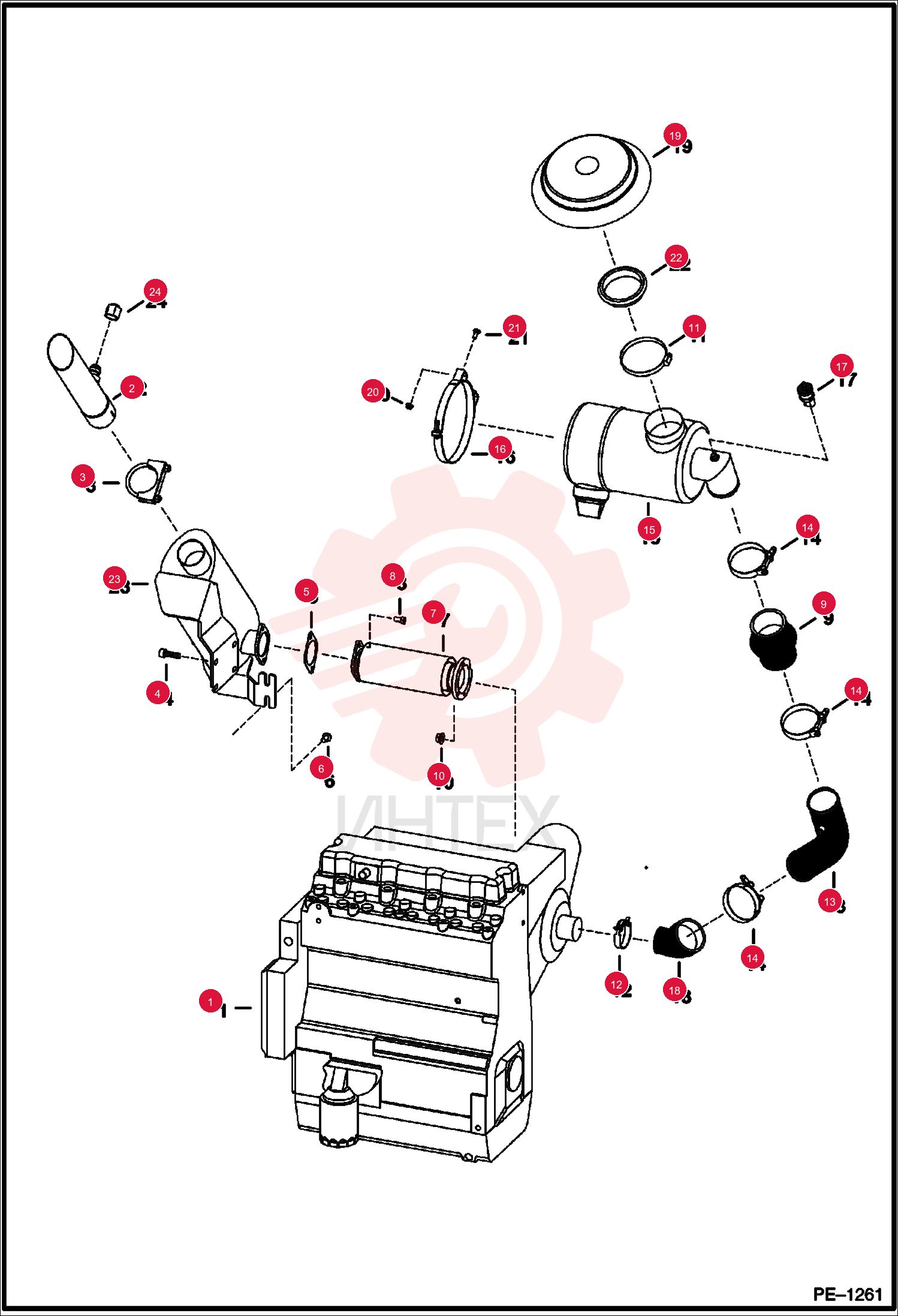 TUBE, EXHAUST 6807156