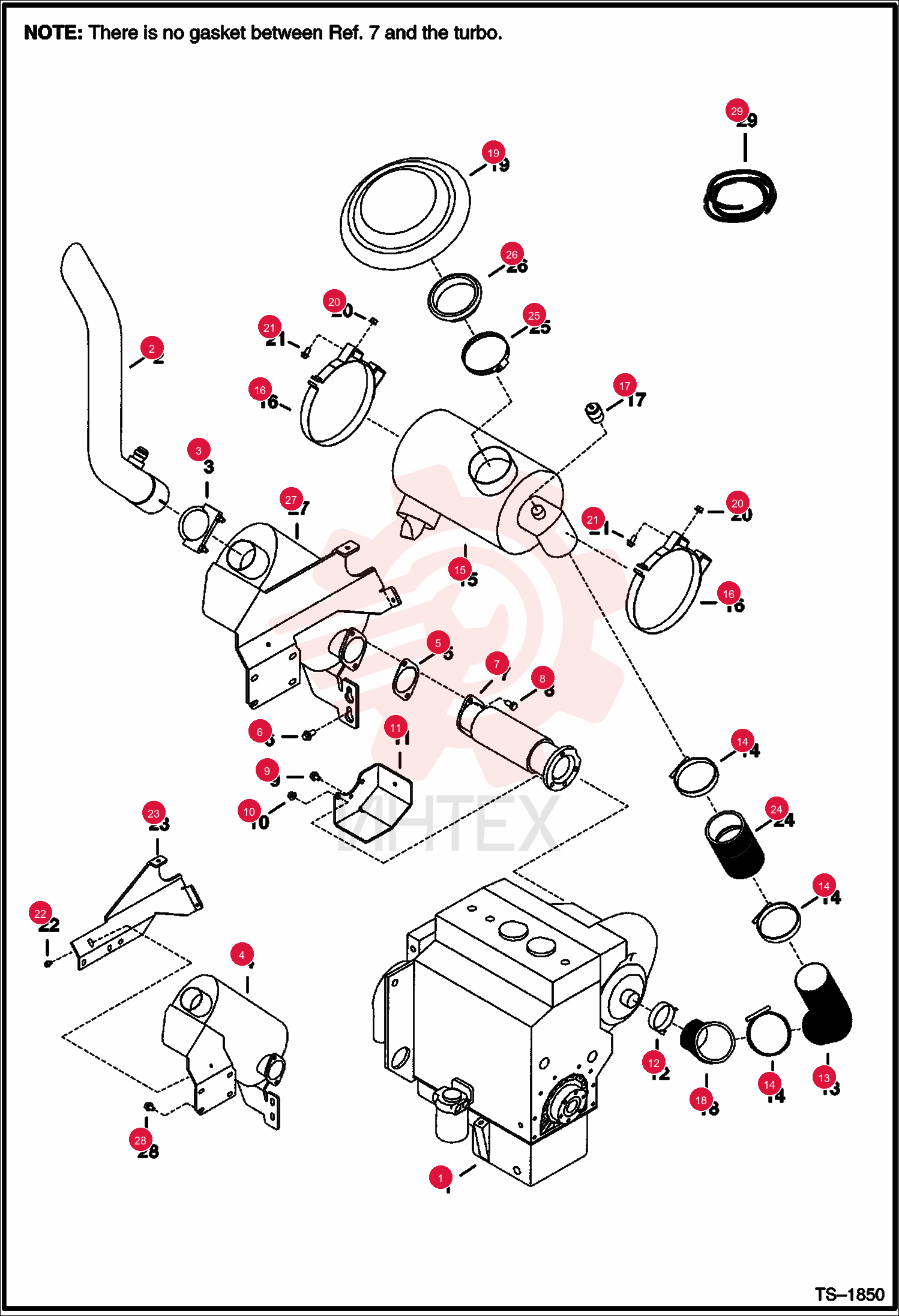 TUBE, EXHAUST 6674252