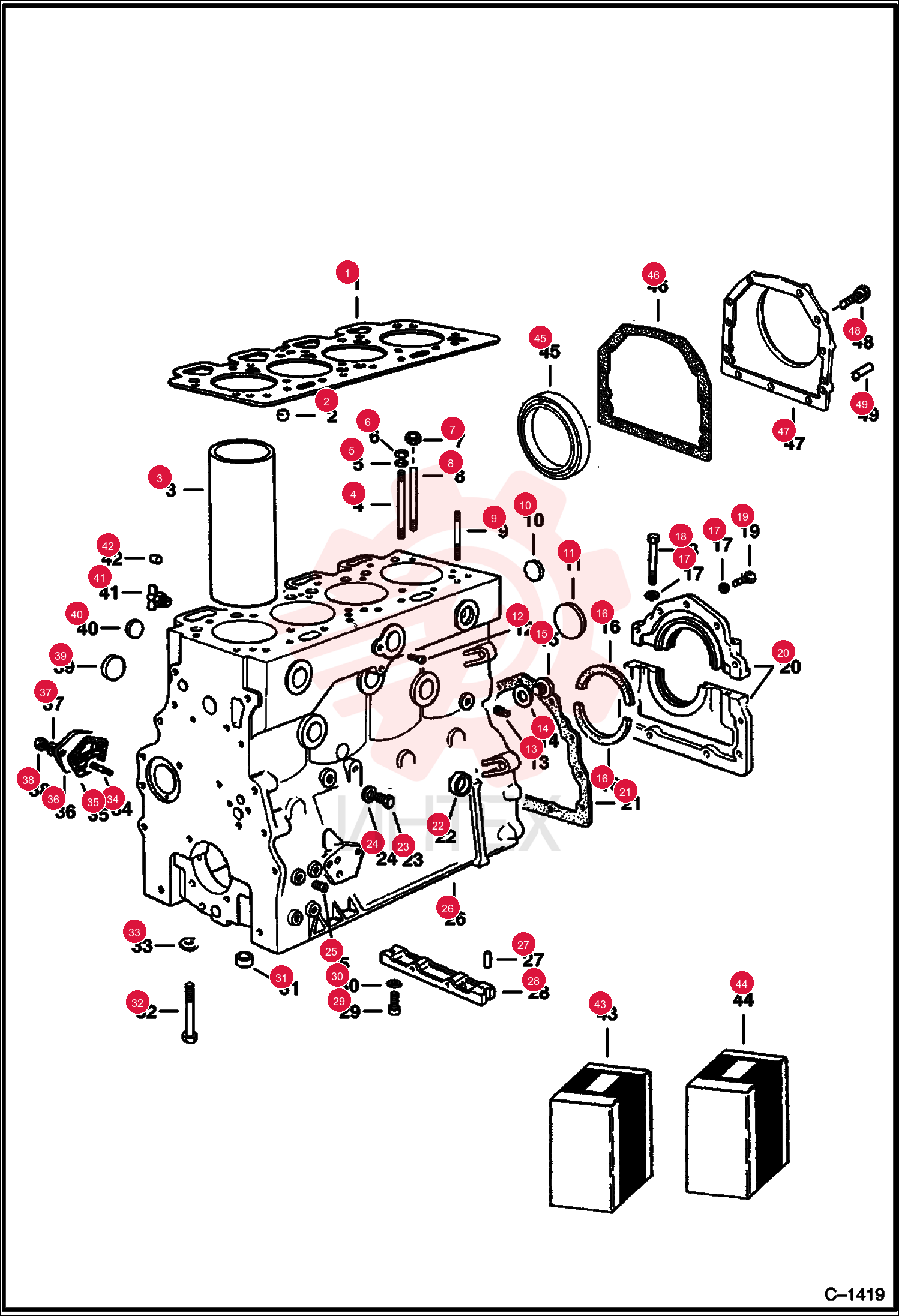 GASKET CYLINDER HEAD 6649423