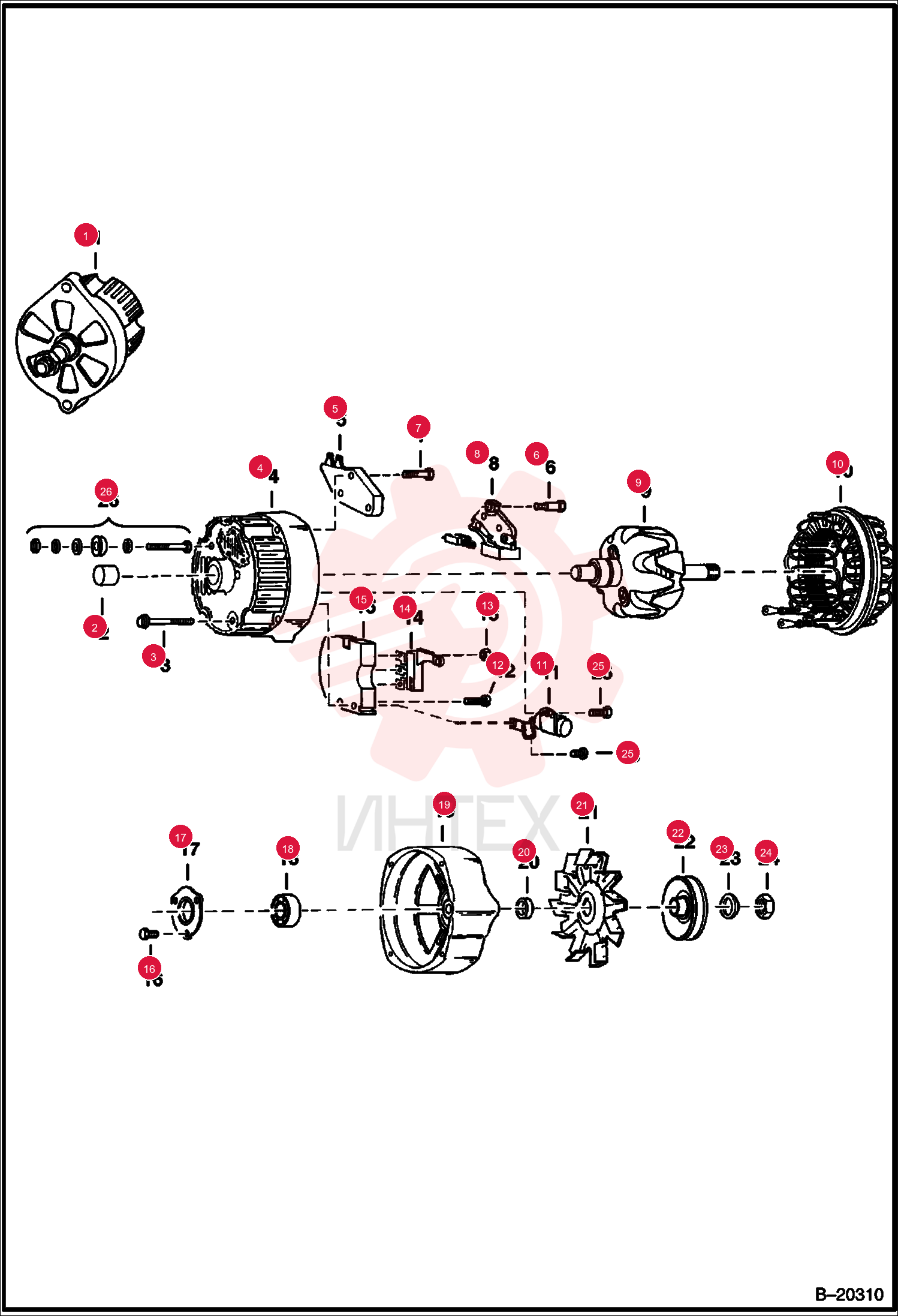 SCREW ASSEMBLY 6511957 (1)