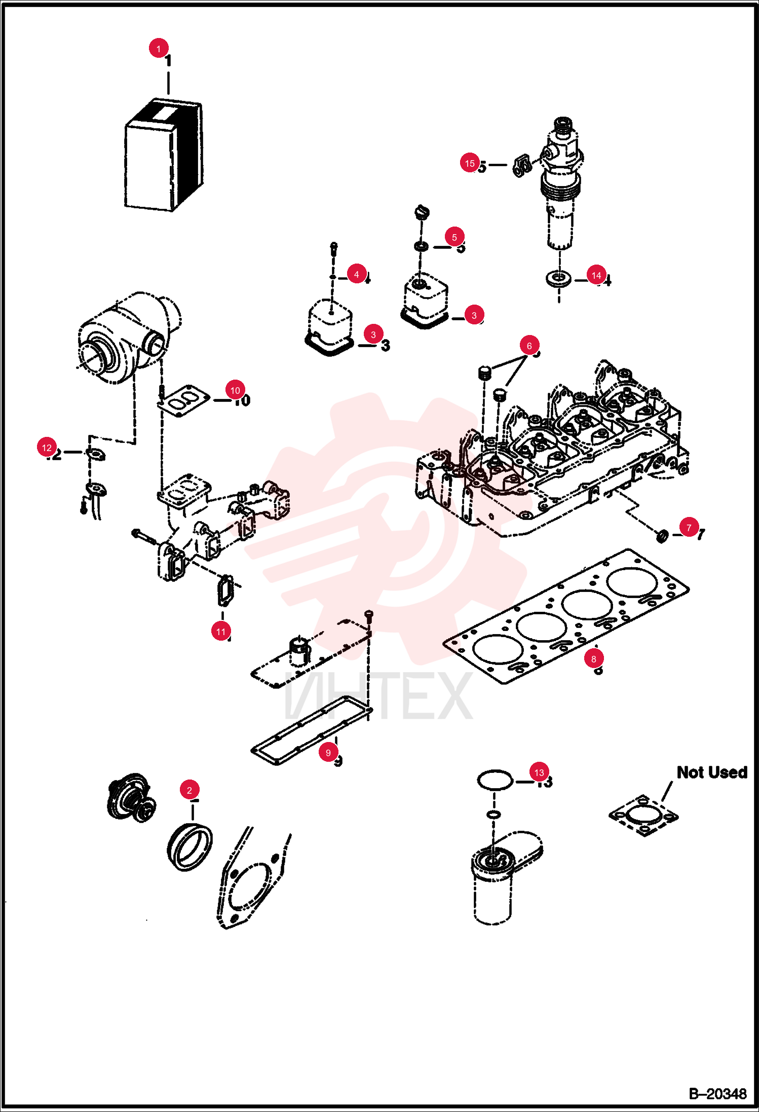 KIT, GASKET 6631090