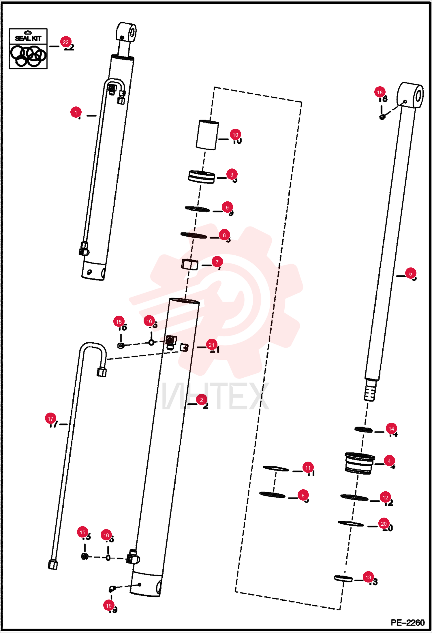 CYLINDER, LIFT 6817310