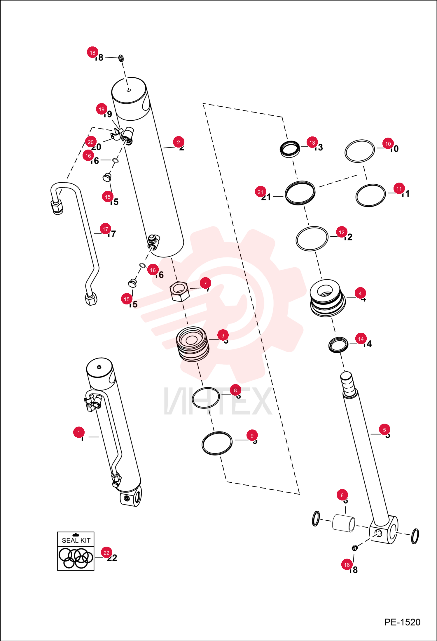 CYLINDER, TILT 7208419