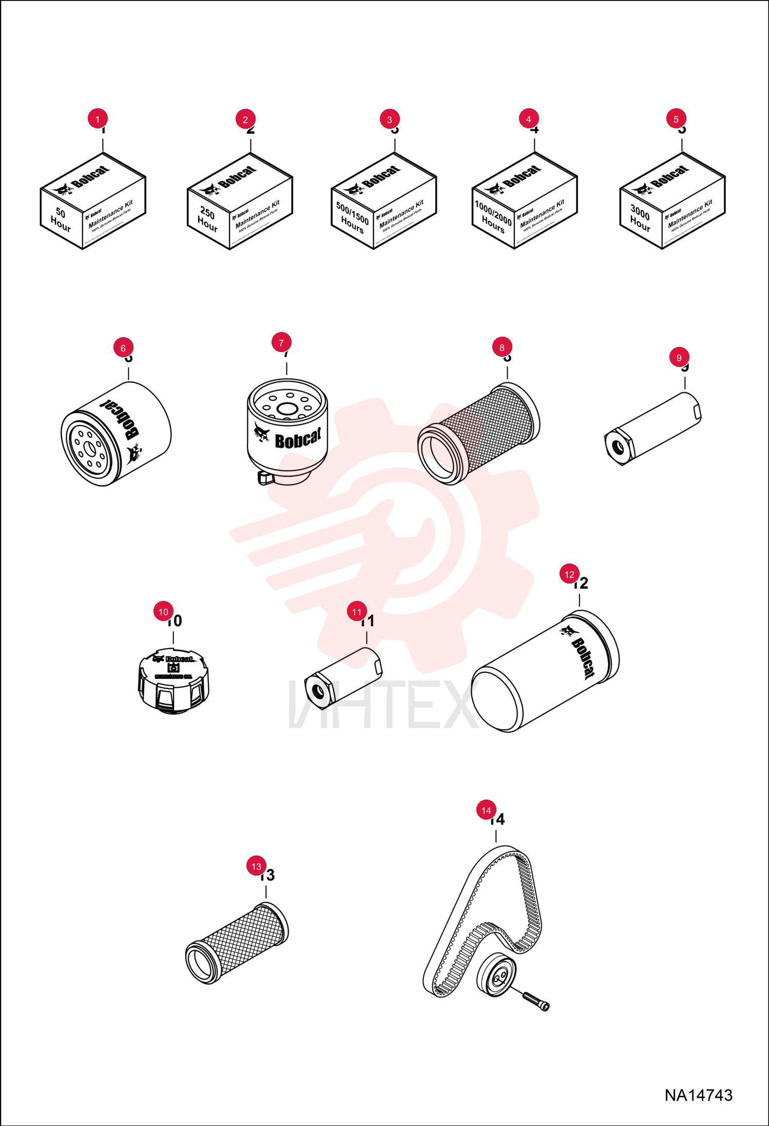KIT MAINTENANCE 50 HR