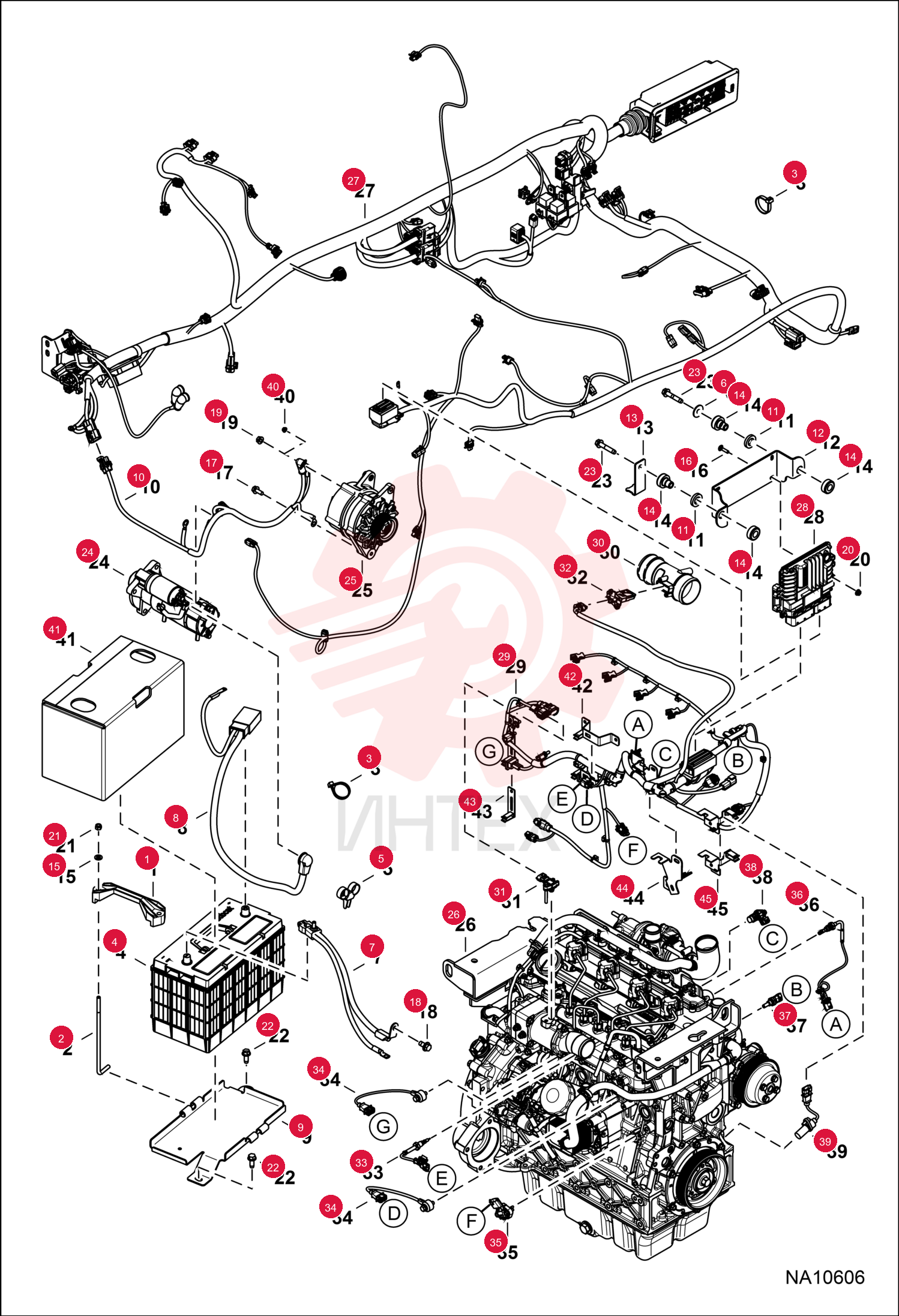 CLAMP BATTERY 6569203
