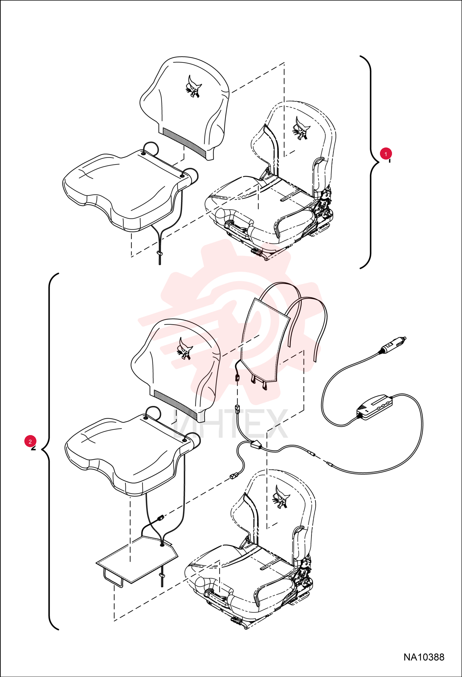 COVER, SEAT 7261288