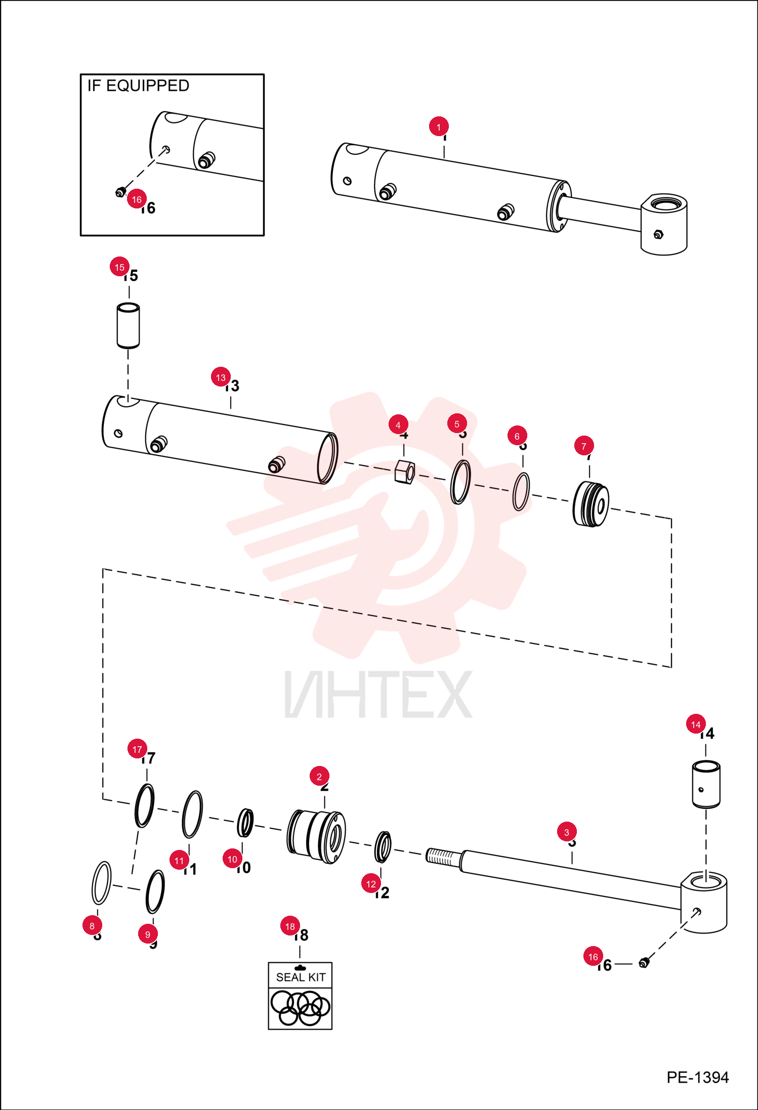 CYLINDER, STEERING 6814126