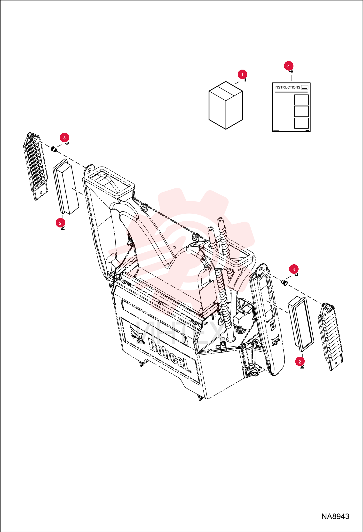 FILTER, AIR HEATER CAB 7231496