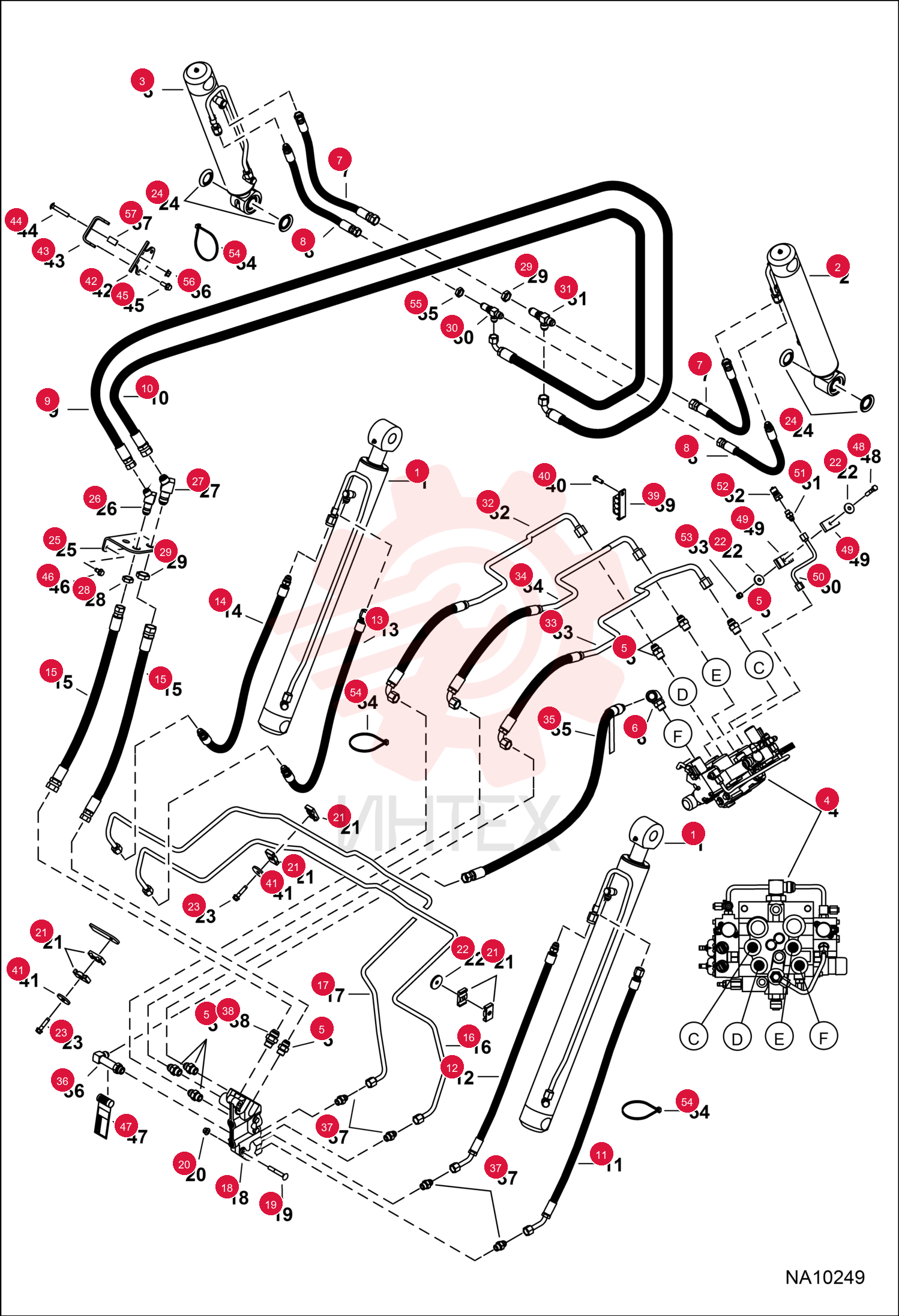 FITTING, HYD CONNECTOR 15KB1010 (1)