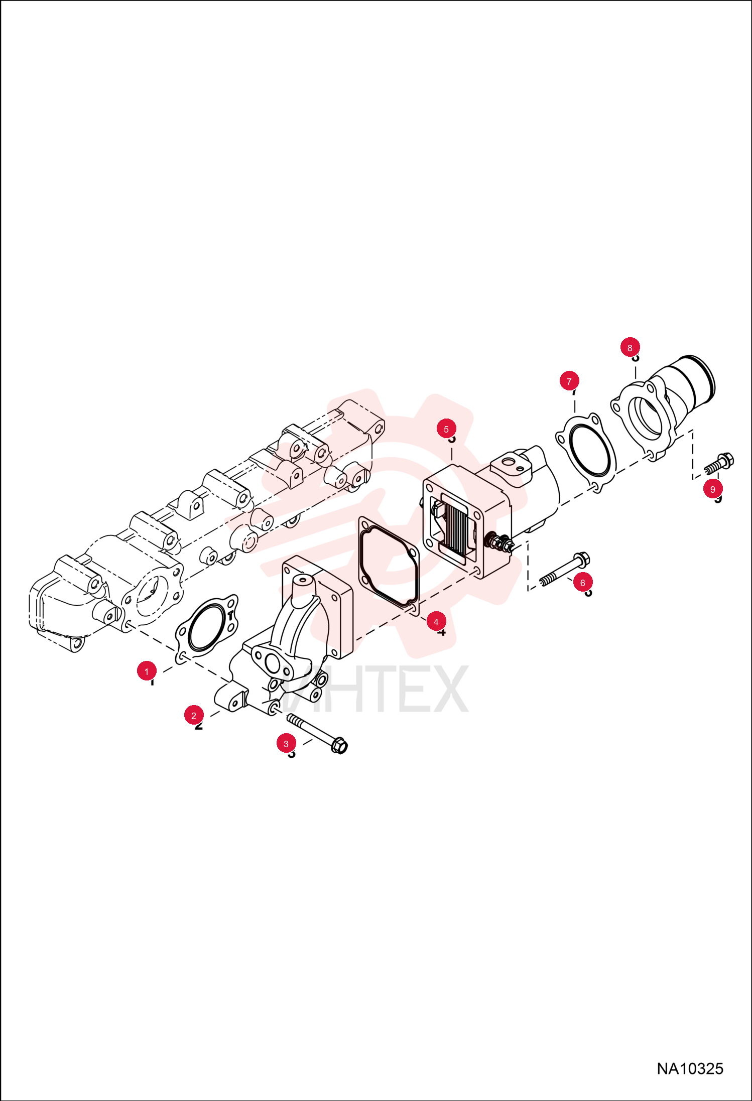 GASKET, INTAKE MANIFOLD 7030338 (1)