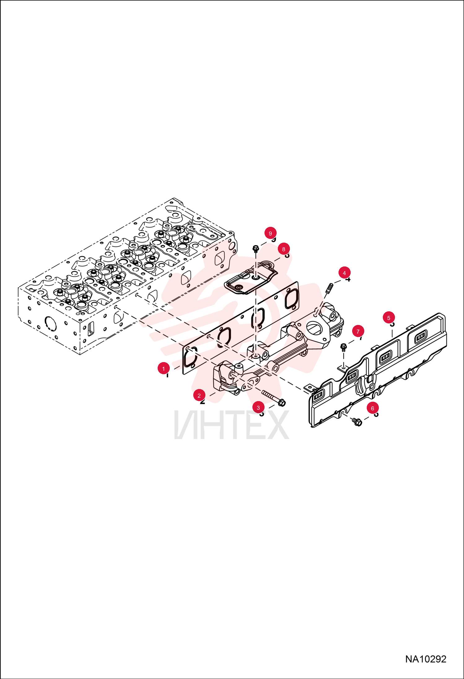 GASKET, MANIFOLD EXHAUST 7256784