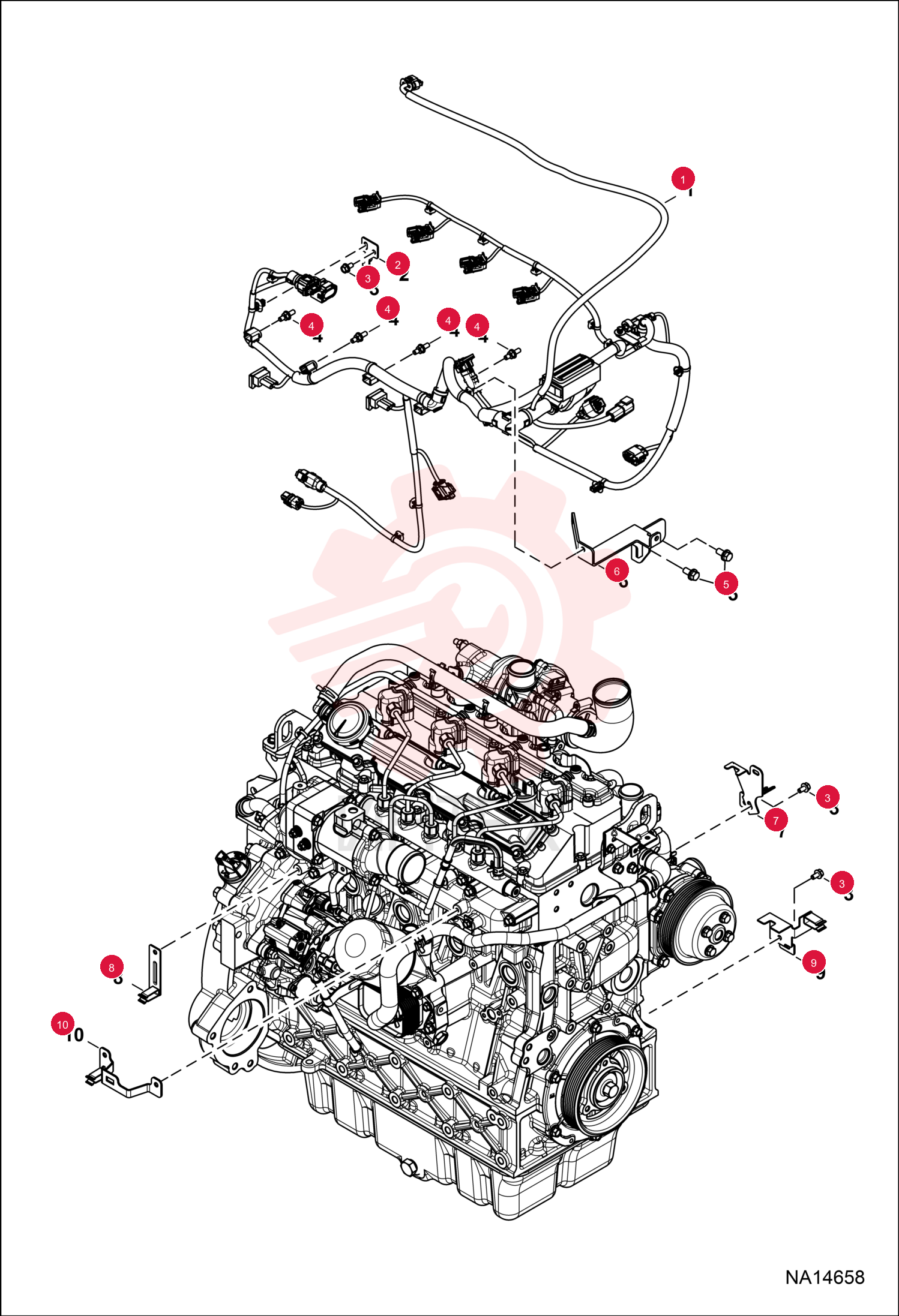 HARNESS ENGINE 7340038