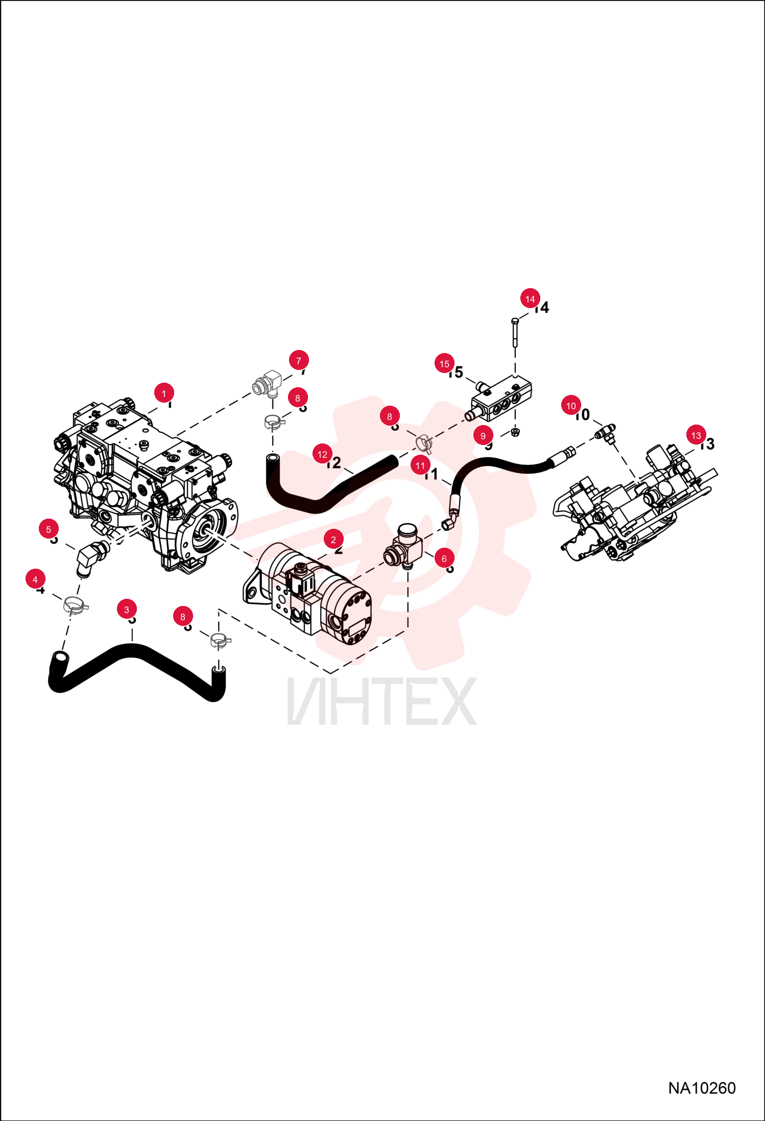 HOSE, HYD FORMED 7268914
