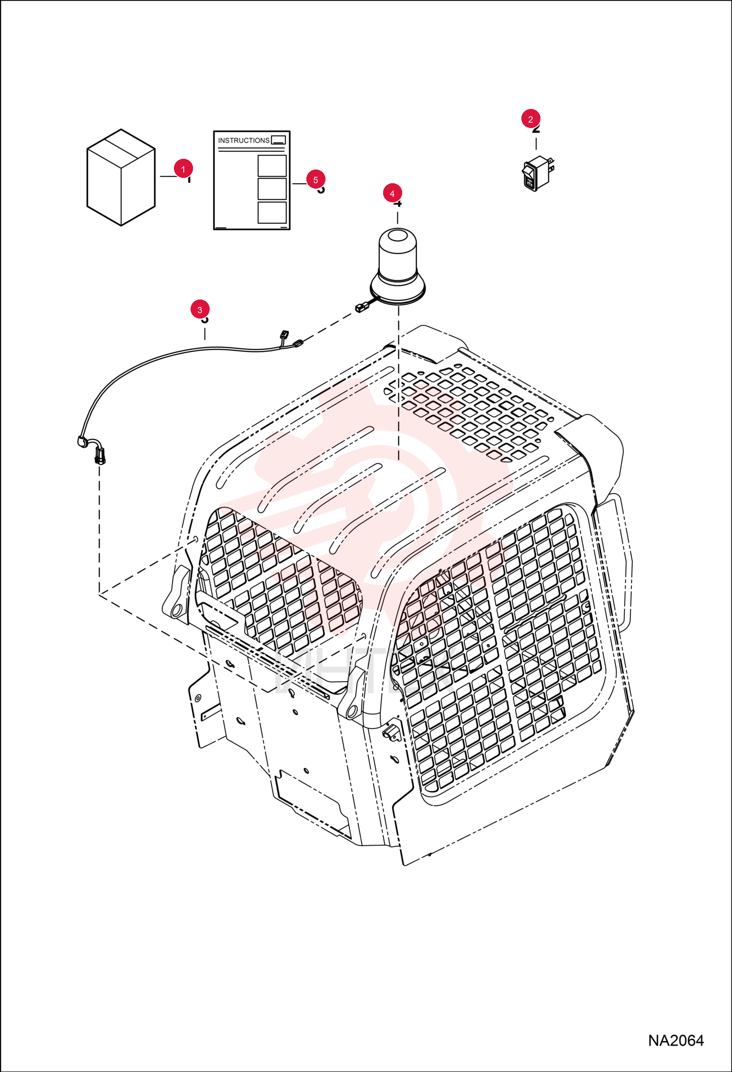 KIT, BEACON LIGHT 7129299