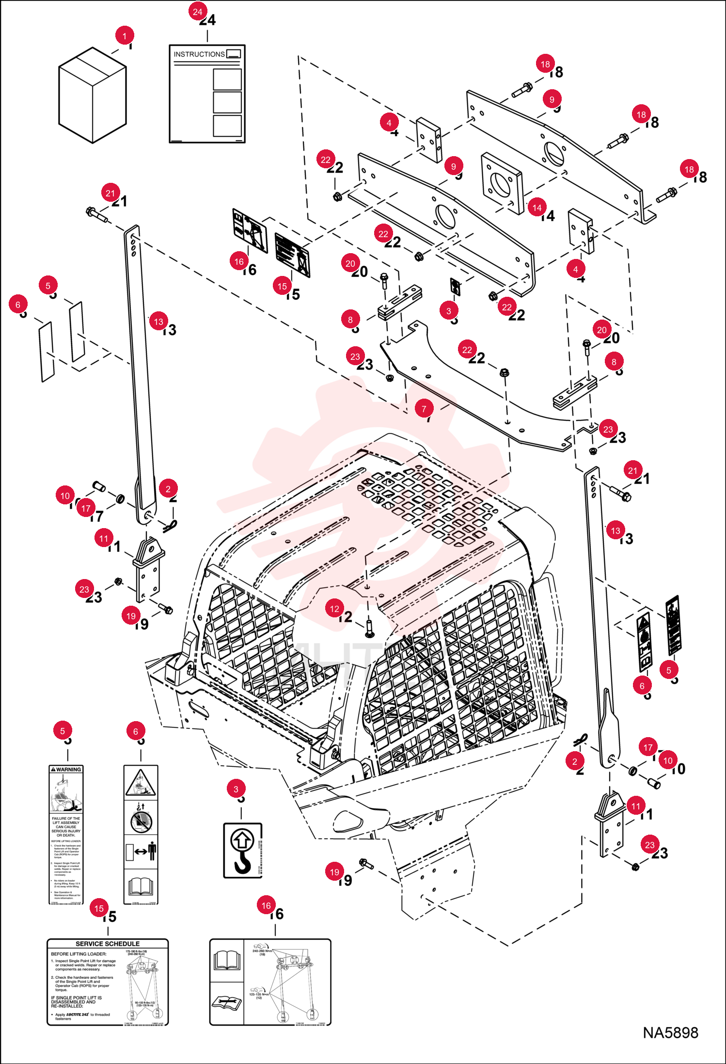 KIT, LIFT SINGLE POINT 7226713